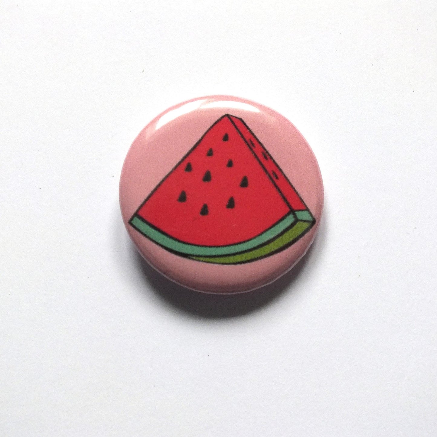 Pro Palestine Watermelon Badge Pin - Symbol of Palestine Button Badge – Free Palestine Symbol on Metal Pin – Jacket or Gift Accessory