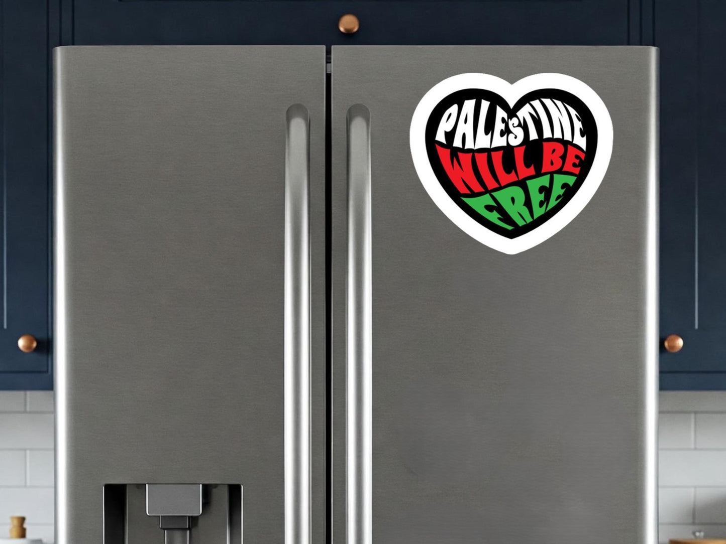 Large Palestine Sticker for Windscreen – Free Palestine Decal, Pro-Palestine Vinyl Decal, Waterproof Laptop Sticker, Political Activism Gift