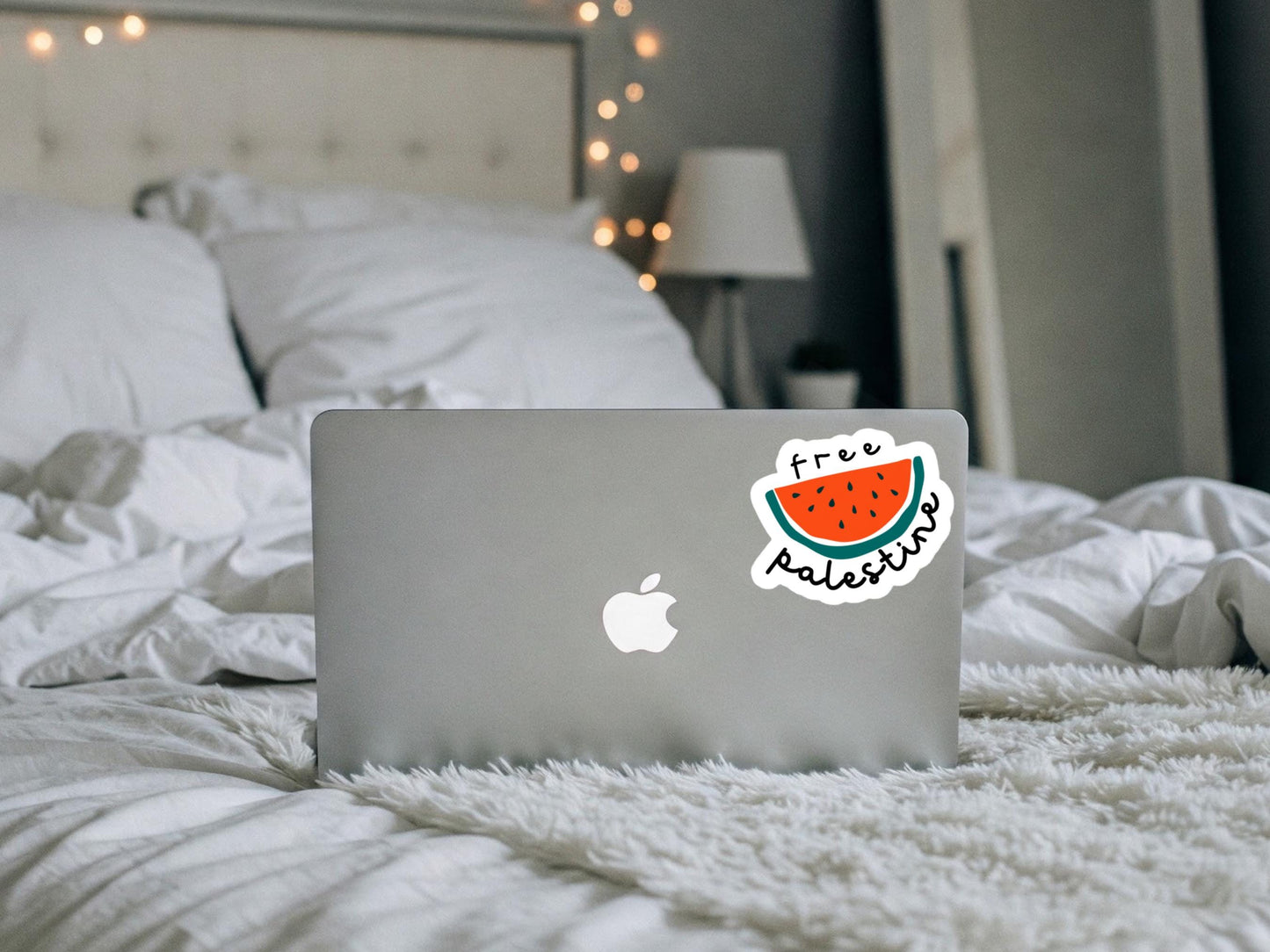 Free Palestine Watermelon Stickers for Gaza - Palestinian Solidarity Decals for Car Bumper, iPhone, Kindle, Helmet, Laptop - Profits to Gaza