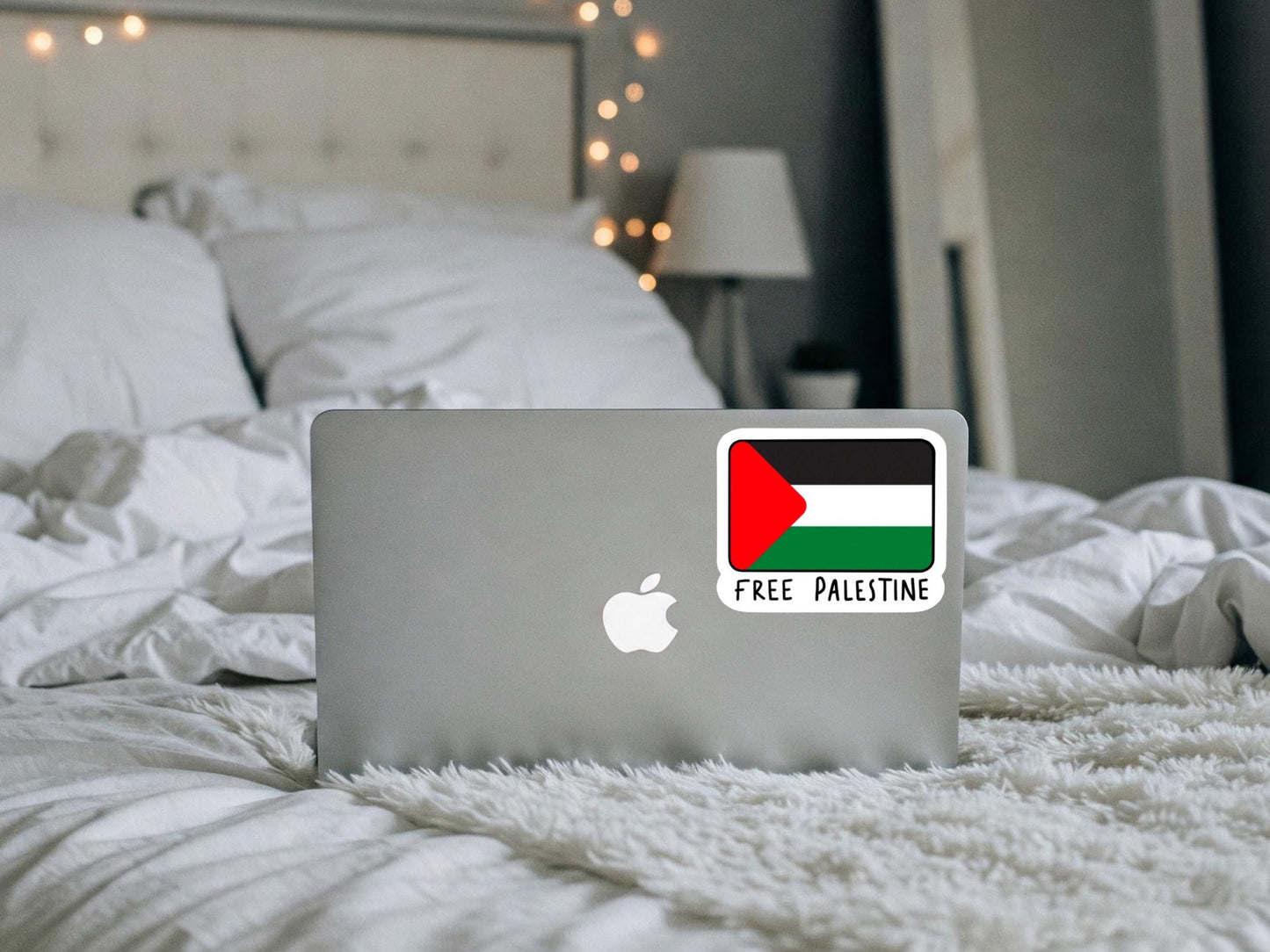 Free Palestine Vinyl Sticker - Palestinian Flag Decal for Truck, Hydro Flask, Skateboard, Laptop – Support Freedom of Palestinians in Gaza