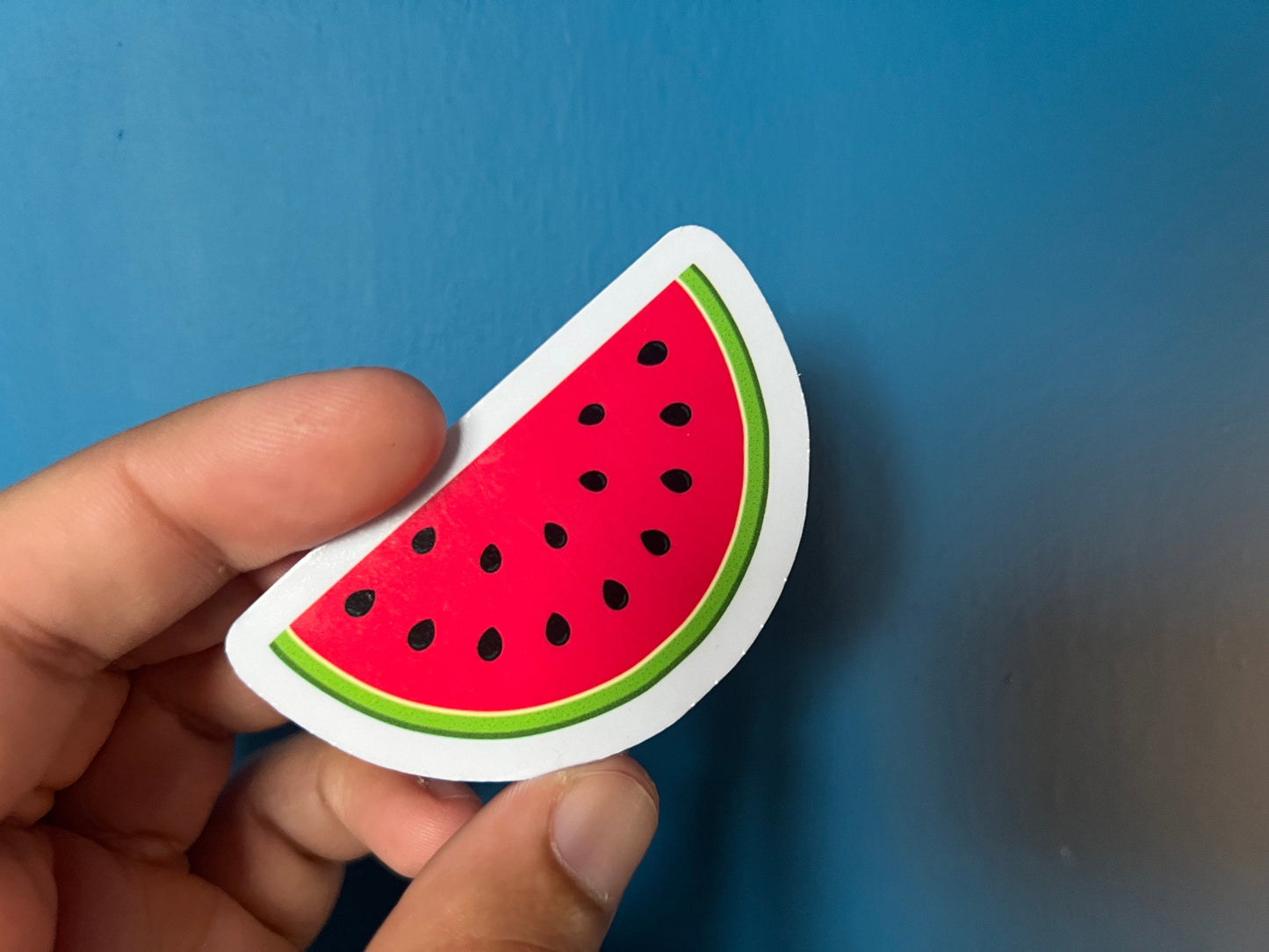 Vinyl Watermelon Resistance Sticker - Durable Glossy Vinyl for Car, Motorbike, iPad, Water Bottle, Journal – Resistance Symbol for Gaza