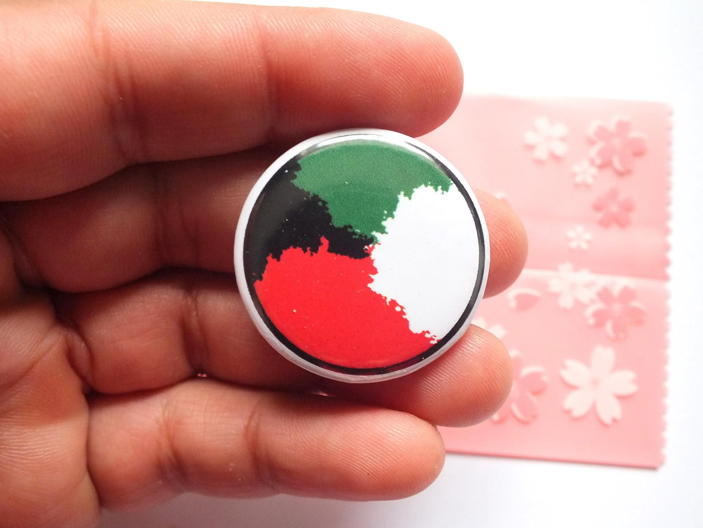 Resistance Pin – Palestine-Themed Badge with Cultural Symbols – Ideal for Bags, Gifts, and Events - Protest Art Pin for Activist and Support