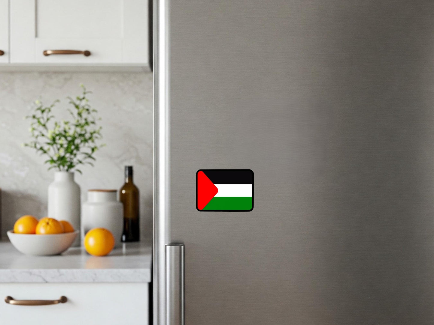 Palestinian Resistance Magnet – Cultural Symbols in Vinyl for Kitchen, Locker, or Gift Giving - Gaza Awareness Gift for Palestine Activist