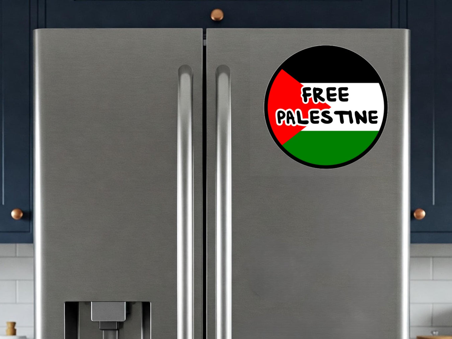 Waterproof Palestine Flag Sticker – Vinyl Decal for Daily Use on Car Bumper, Laptop, Water Bottle, iPhone - Glossy Free Palestine Art