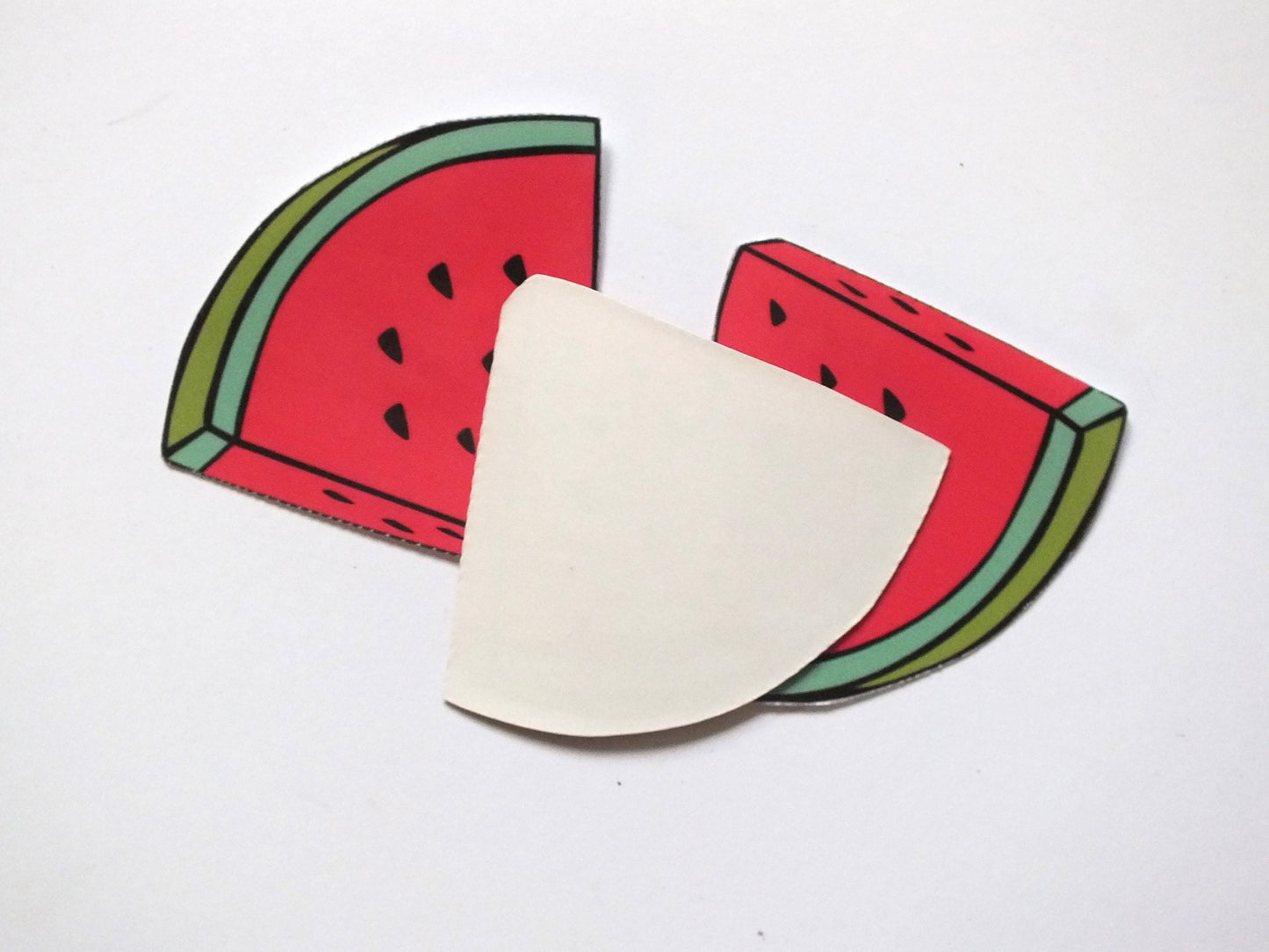 Waterproof Watermelon Stickers for Gaza - Watermelon Symbol Decal for Car Window, Laptop, Water Bottle, Journal – Subtle Vinyl Protest Art