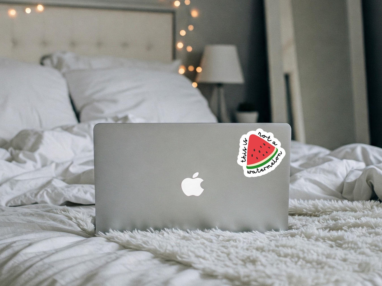 Pro Palestine Watermelon Decal - Durable Vinyl for Car, iPad, Water Bottle, Journal – Resistance Symbol - Pro Palestine Gift for Activist