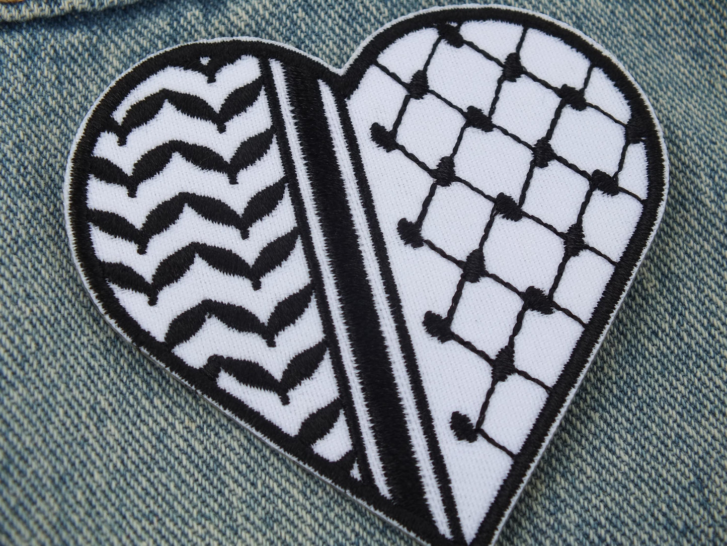 Iron-On Patch – Watermelon Design Supporting Palestine – Cultural Resistance Embroidery Badge - Symbol of Resistance & Solidarity