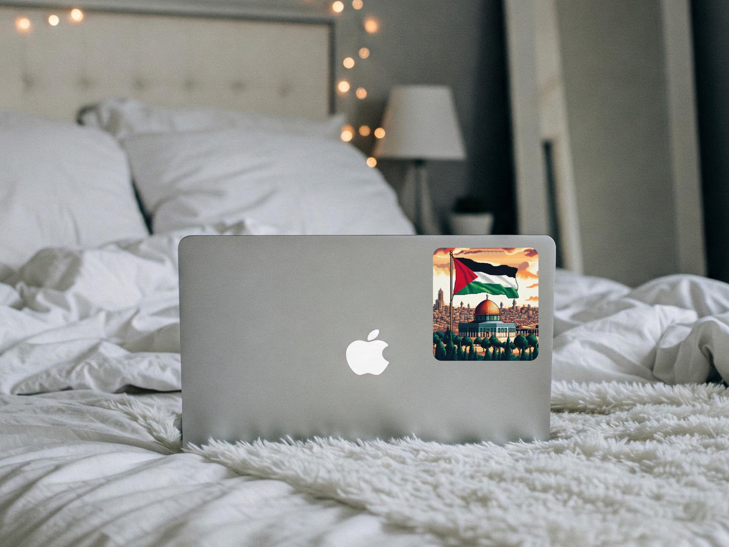 Palestinian Identity Sticker – Flag of Palestine Vinyl Decal for iPhone, Journal, Laptop, Bumper – Resistance Symbol in Solidarity with Gaza