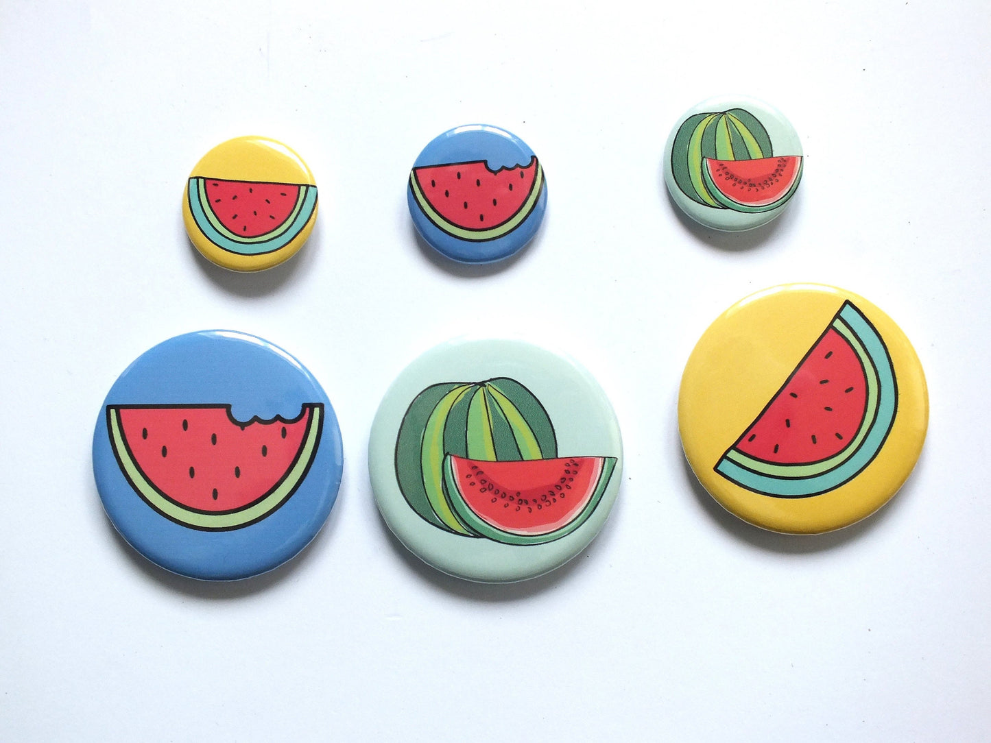 Watermelon Pins for Palestine - Symbol of Palestine in Solidarity with Gaza - Subtle Protest Button Badge for Activists