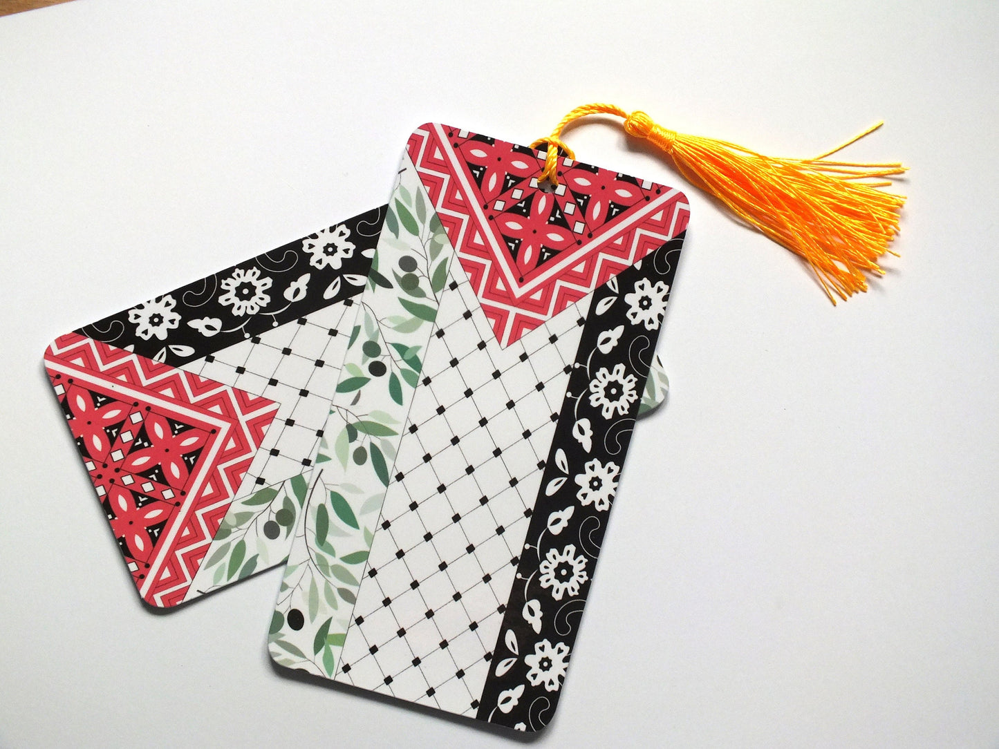 Palestine Flag Bookmark - Beautiful & Unique - Proceeds Donated to Charity - Perfect Gift for Book Lovers - Handmade Political Art Gift
