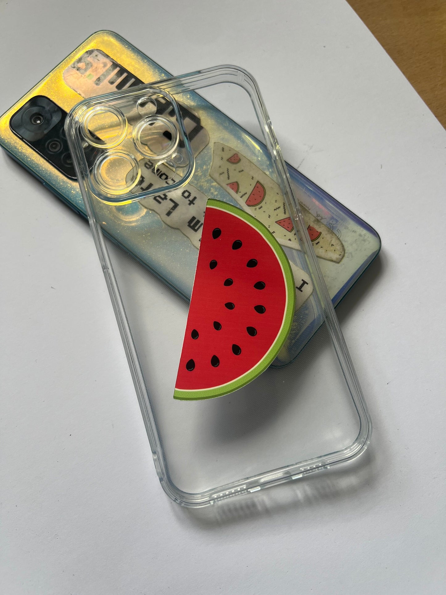Palestine Flag Phone Case Vinyl Sticker - Proceeds Donated to Gaza Charity - Glossy Watermelon Decal - Show Your Solidarity and Support