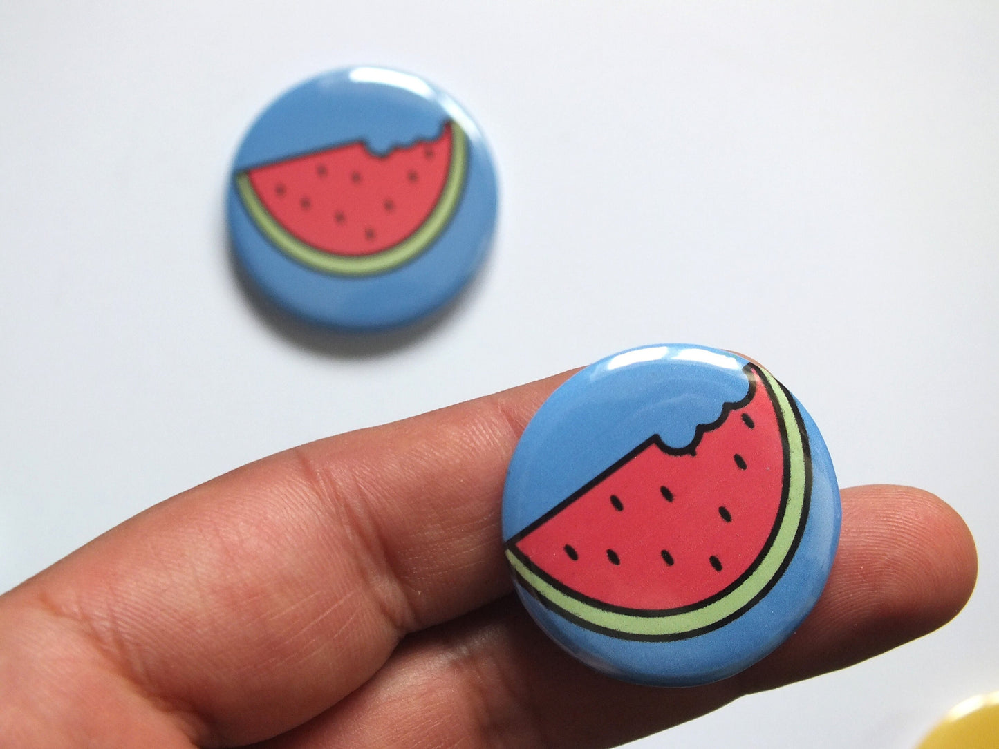 Watermelon Pins for Palestine - Symbol of Palestine in Solidarity with Gaza - Subtle Protest Button Badge for Activists