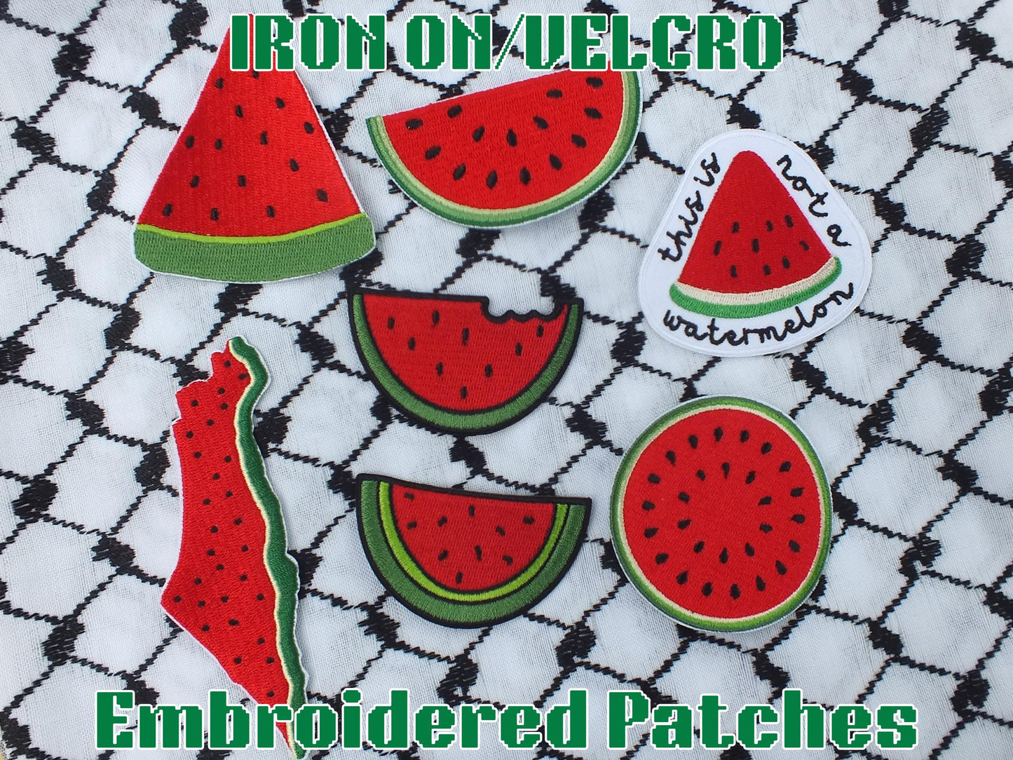 Free Palestine Watermelon Decal - Glossy Sticker for Laptop, Car Window, Water Bottle, iPad, Phone Case, Journal – Symbol of Gaza