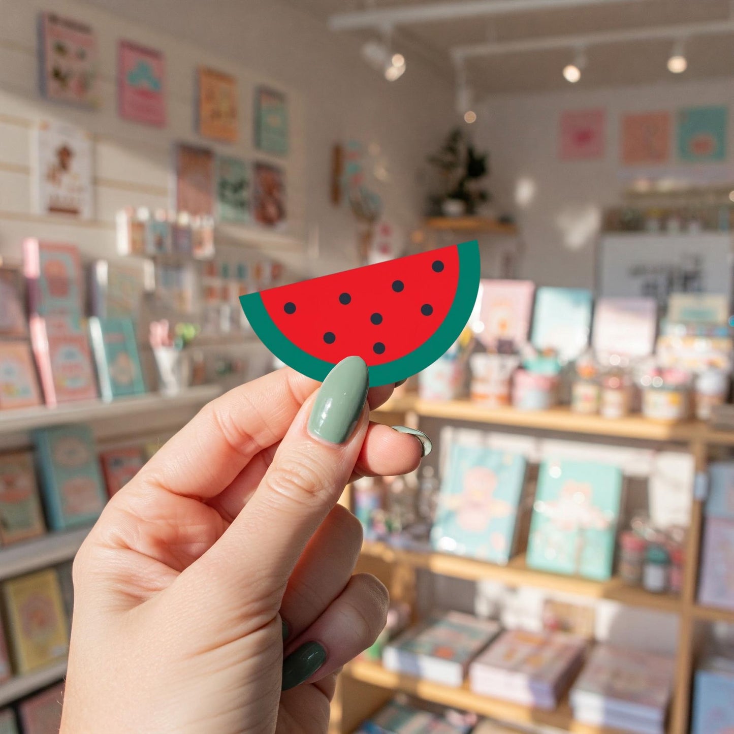 Watermelon Stickers in Solidarity with Gaza - Cute Political Sticker for Journal, Laptop, Car Bumper, Bottle – Support a Free Palestine