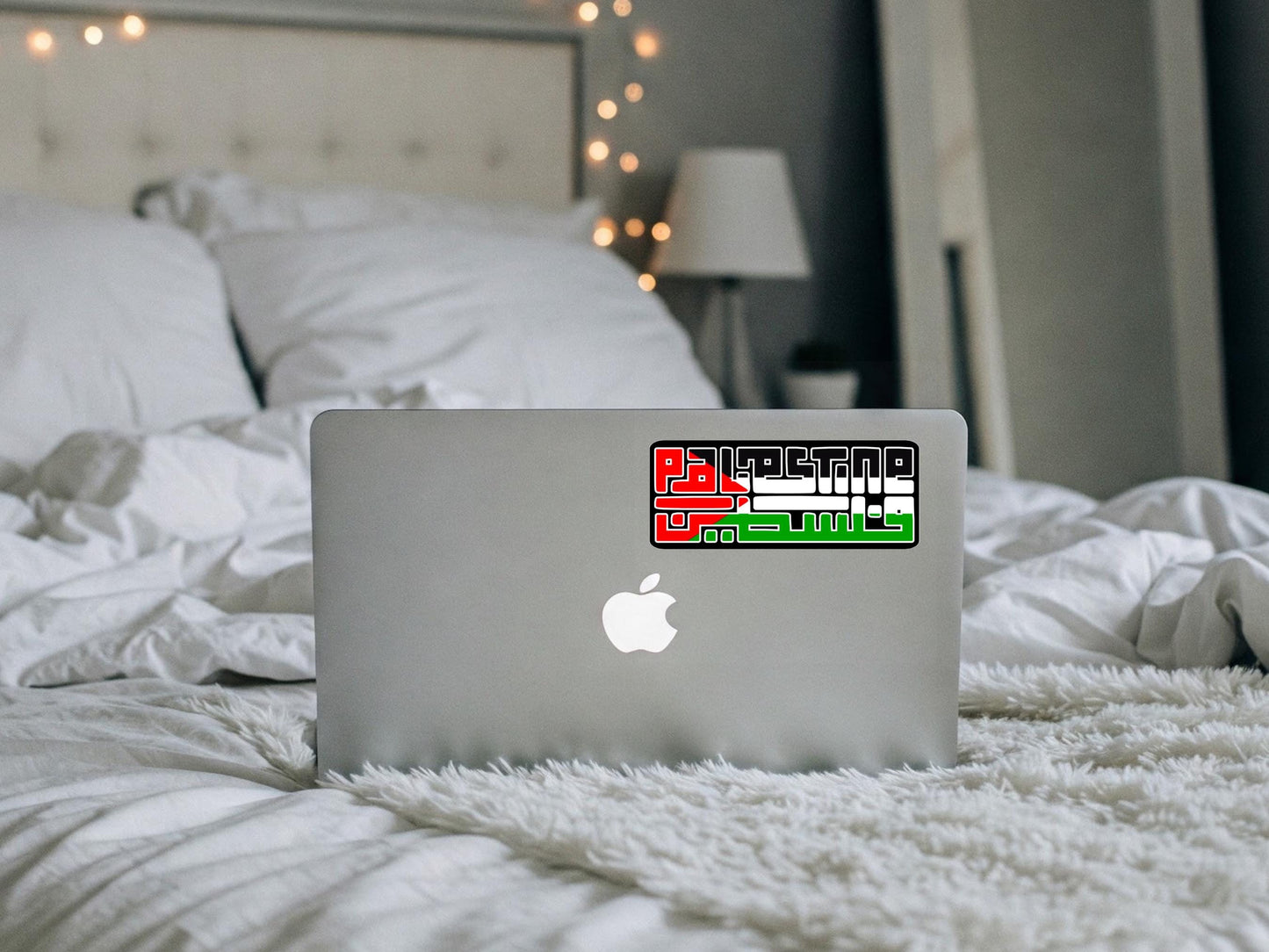 Free Palestine Flag Sticker – High Quality Vinyl for Laptop, Car Windscreen, Water Bottle, iPad, Kindle, Helmet – Support Palestine