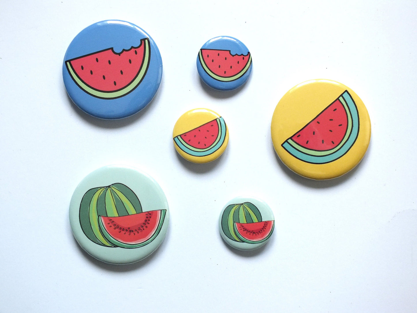 Watermelon Pins for Palestine - Symbol of Palestine in Solidarity with Gaza - Subtle Protest Button Badge for Activists