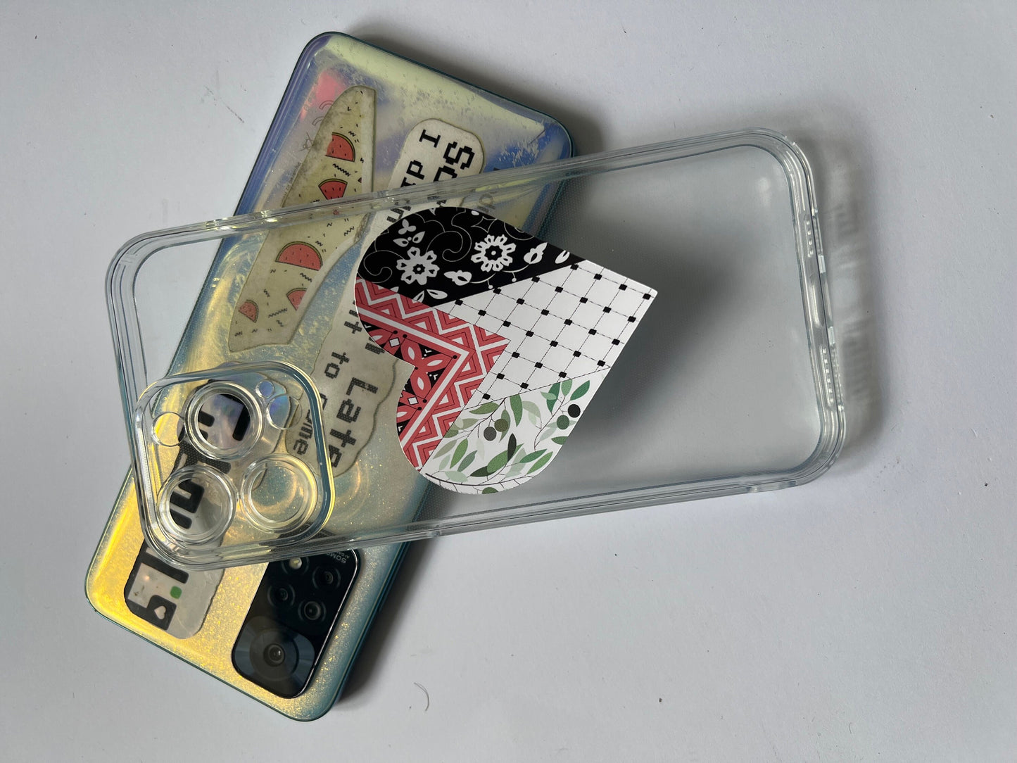 Palestine Flag Phone Case Vinyl Sticker - Proceeds Donated to Gaza Charity - Glossy Watermelon Decal - Show Your Solidarity and Support