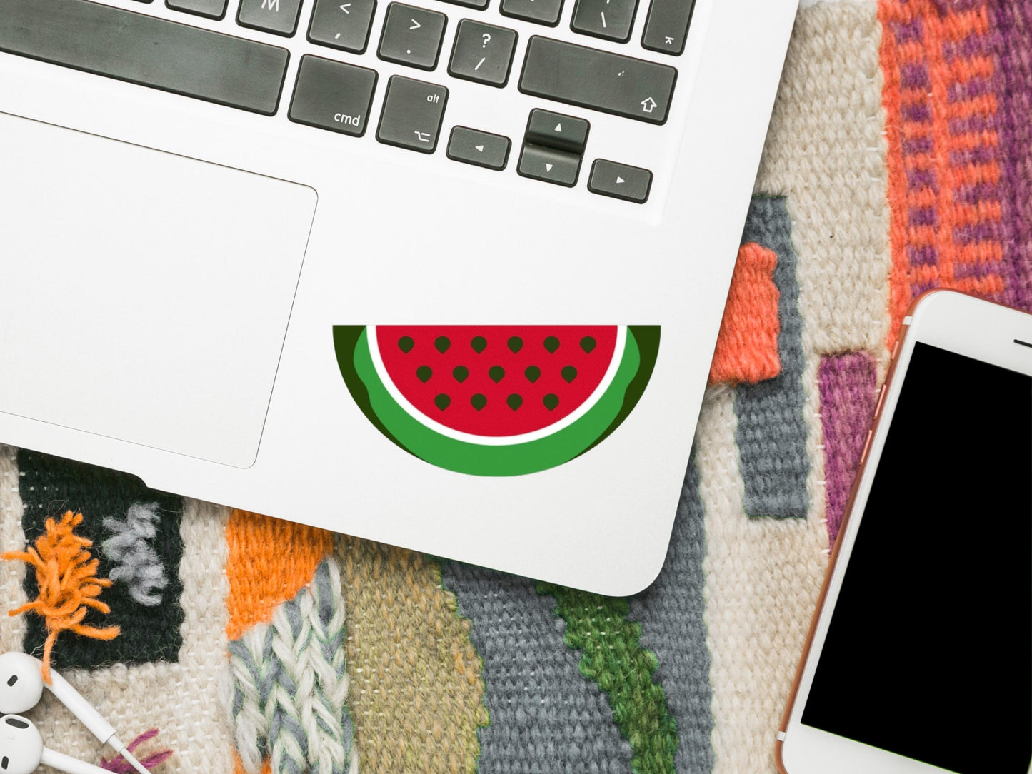 Watermelon Sticker for Pro Palestinian Activist - Symbol of Palestine Decal for Laptop, Water Bottle, Journal, iPhone – Vinyl Protest Art