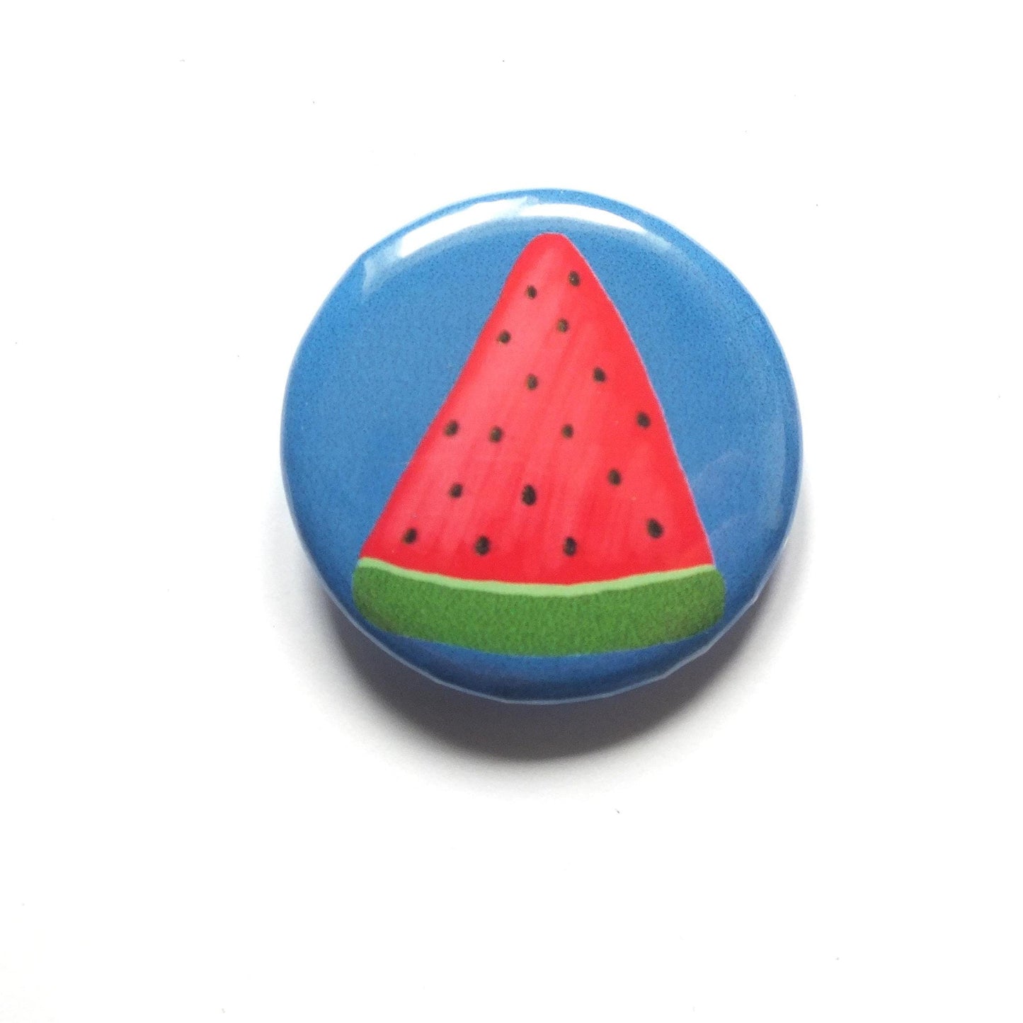 Pro Palestine Watermelon Badge Pin - Symbol of Palestine Button Badge – Free Palestine Symbol on Metal Pin – Jacket or Gift Accessory