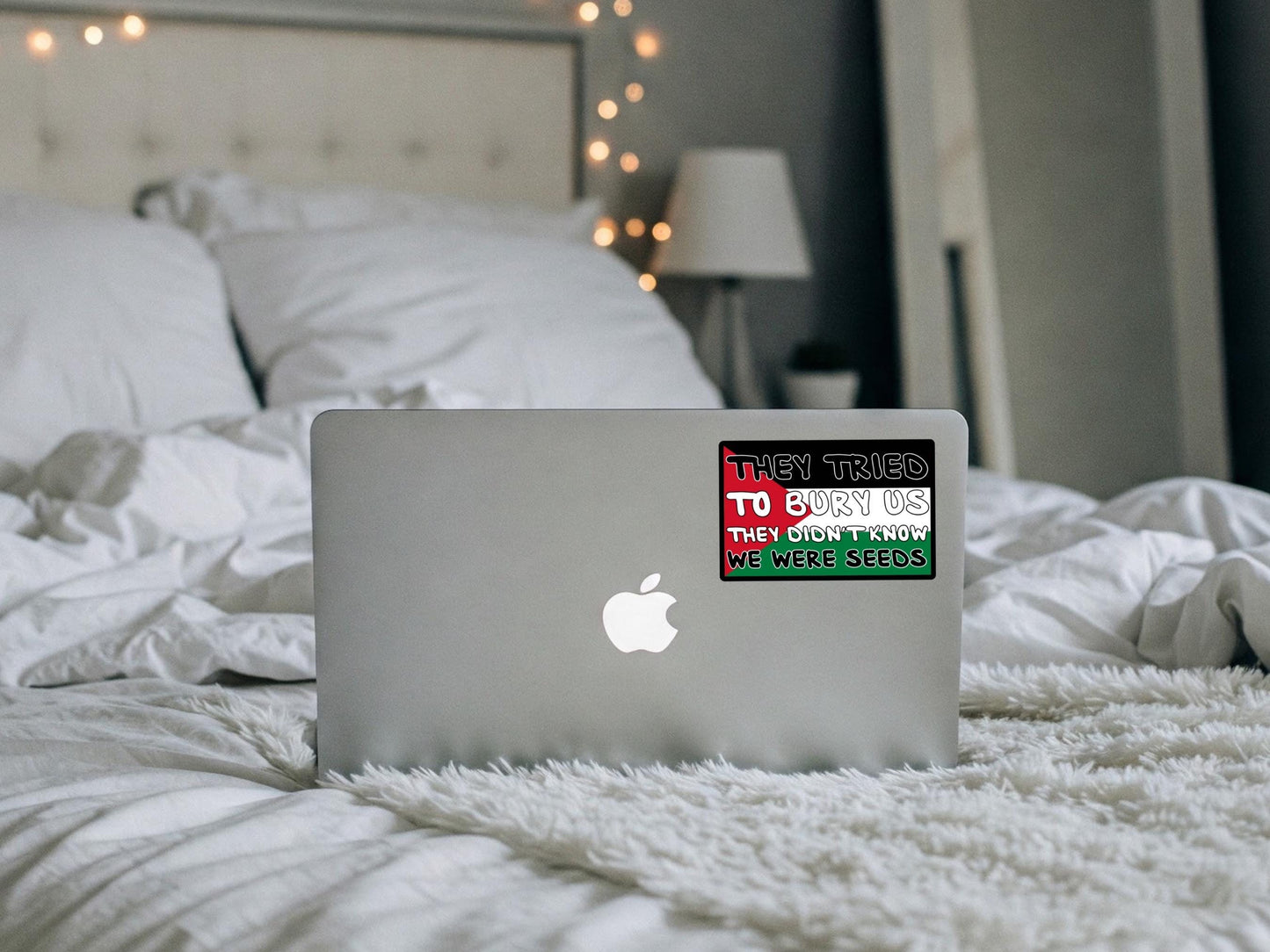Palestinian Flag Sticker – Vinyl Decal for Laptop, Car Bumper, Water Bottle, Skateboard – Free Palestine Solidarity Art - Protest Stickers