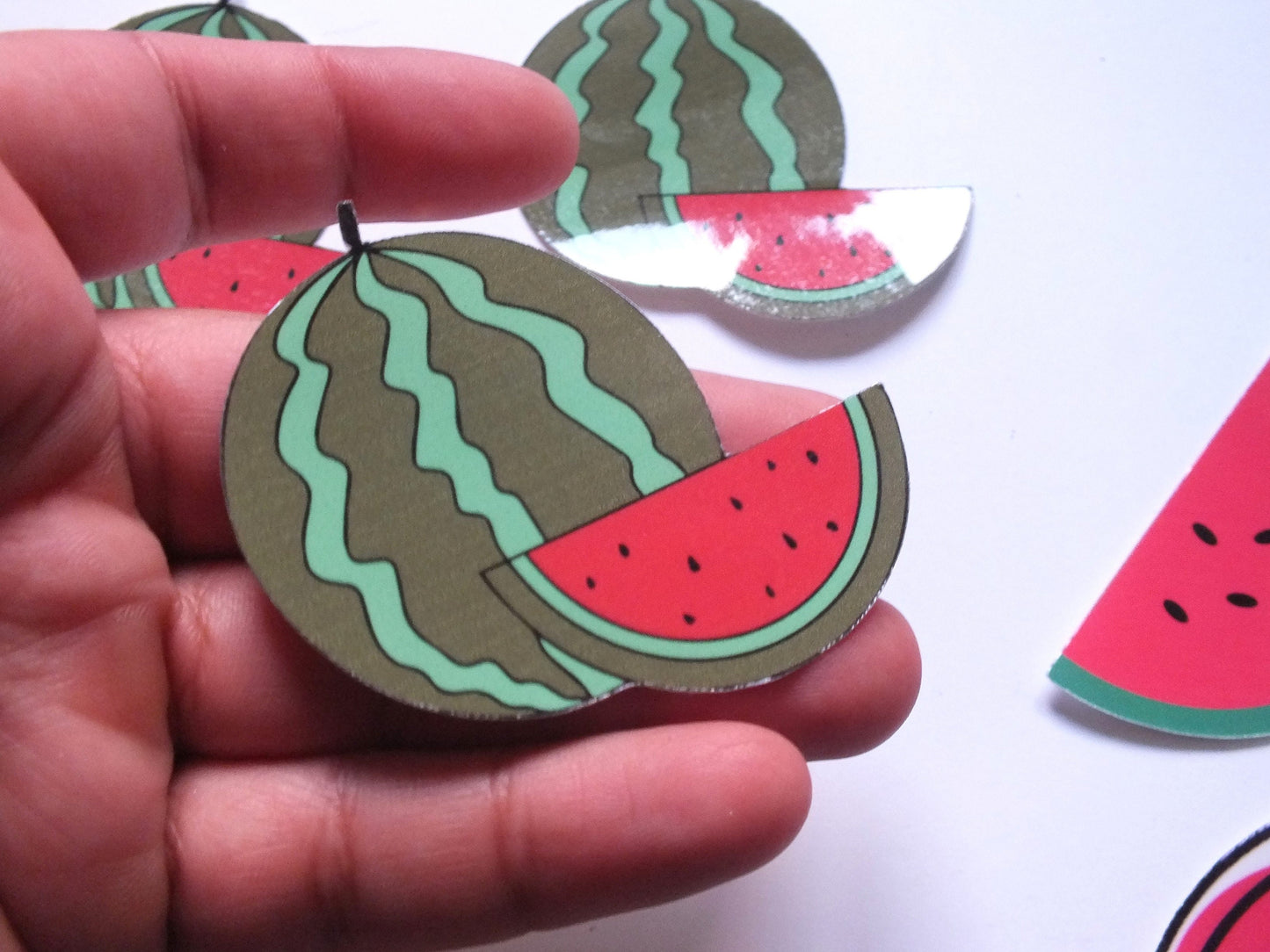 Free Palestine Sticker with Watermelon Art - Palestine Flag Symbol for Bumper, iPad, Laptop, Hydro Flask – Political Art Decal for Gaza