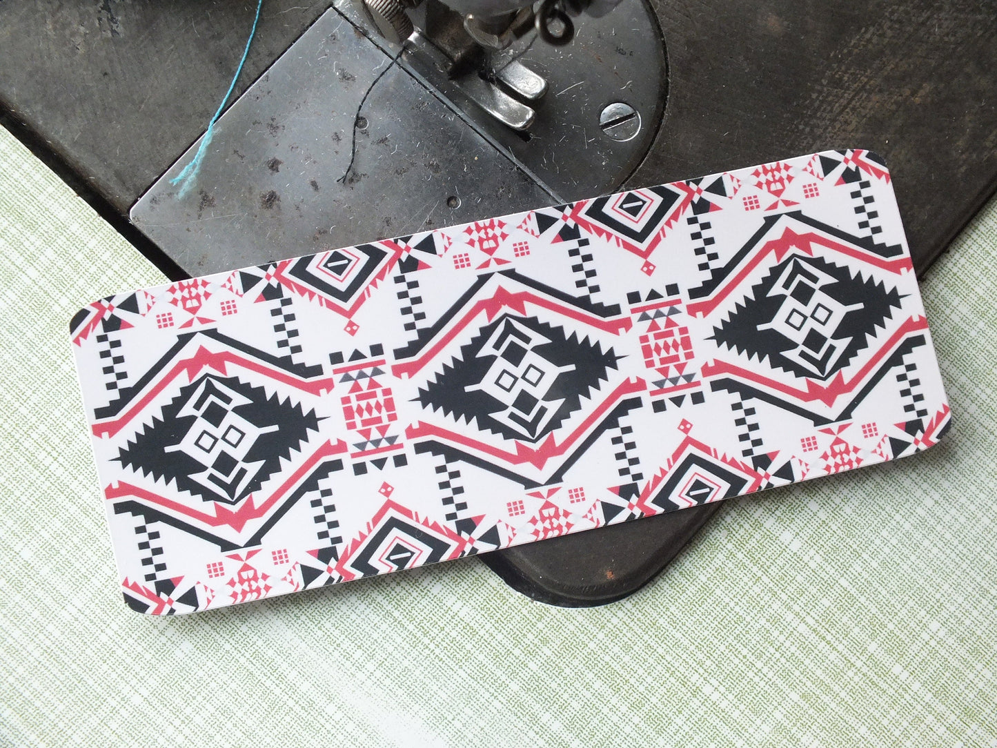 Keffiyeh Pattern Printed Bookmarks for Palestine - Activist Gift for Readers - Thoughtful Handmade Gift with Proceeds to Gaza Charities