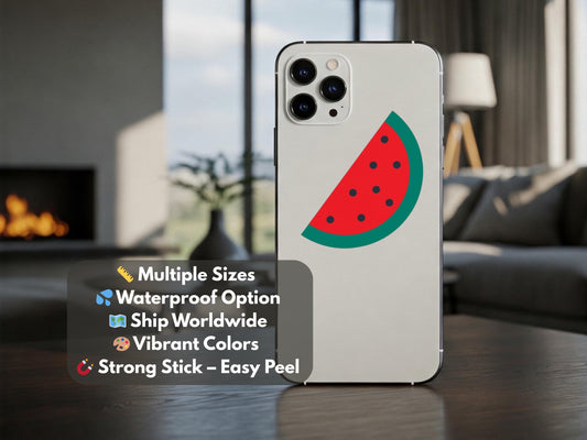 Watermelon Stickers in Solidarity with Gaza - Cute Political Sticker for Journal, Laptop, Car Bumper, Bottle – Support a Free Palestine