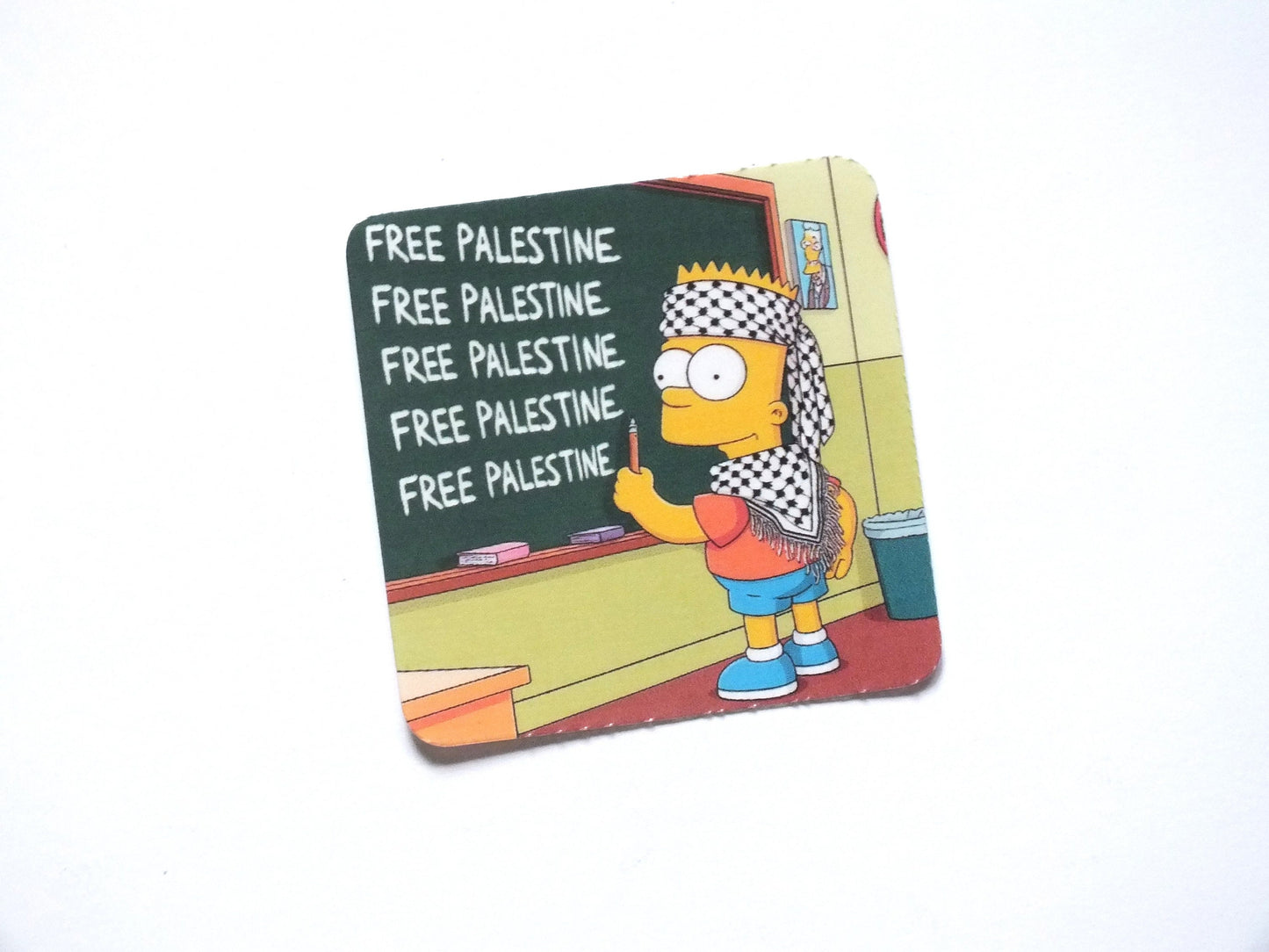 Pro Palestine Activist Sticker – Free Palestine Protest Decal for Laptop, iPad, Car Windscreen, Skateboard – Durable Vinyl Resistance Art