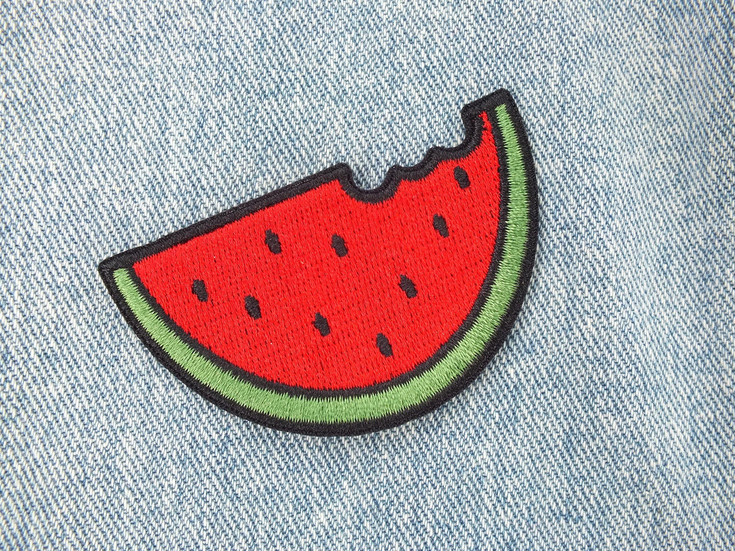 Pro Palestine Watermelon Patch – Embroidered Cultural Symbol – Iron-On/Velcro Options - Gaza Solidarity Patch for Jacket or Backpack