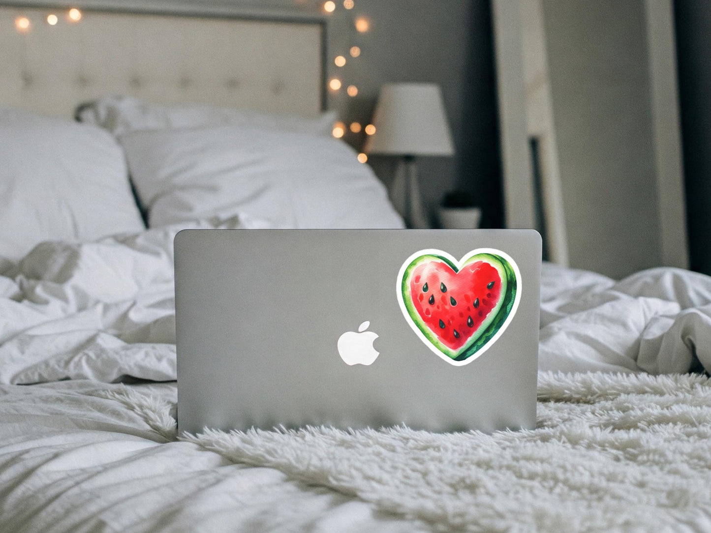 Glossy Watermelon Vinyl Decal for Phone Case - Symbol of Palestine for Pro Palestinian Activist - Sticker for Laptop, Car Bumper - Save Gaza