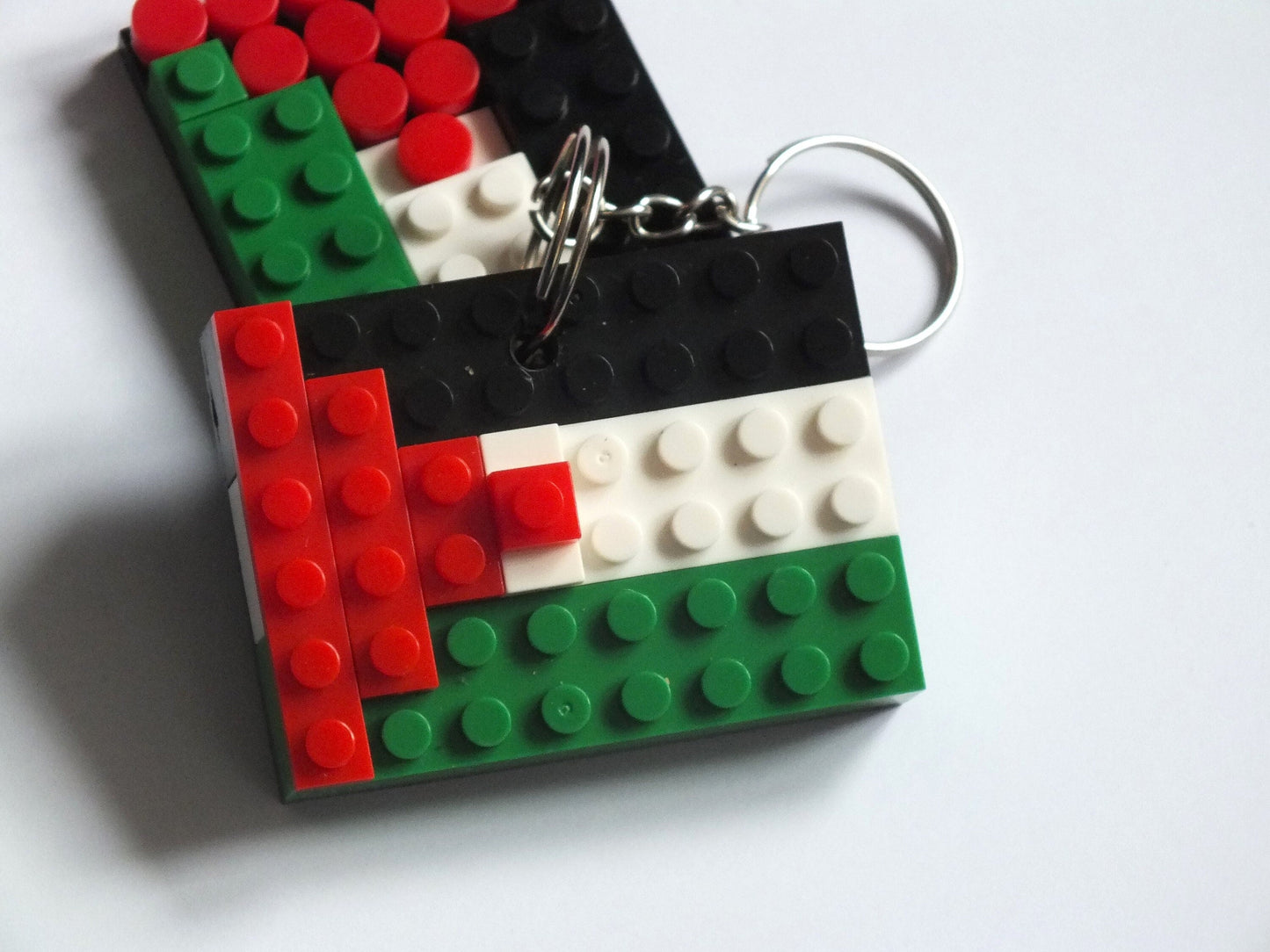 Palestinian Flag Backpack Charm Keyring - Resistance Keychain – Cultural Activist Gift - 3D Palestine Flag for Activist