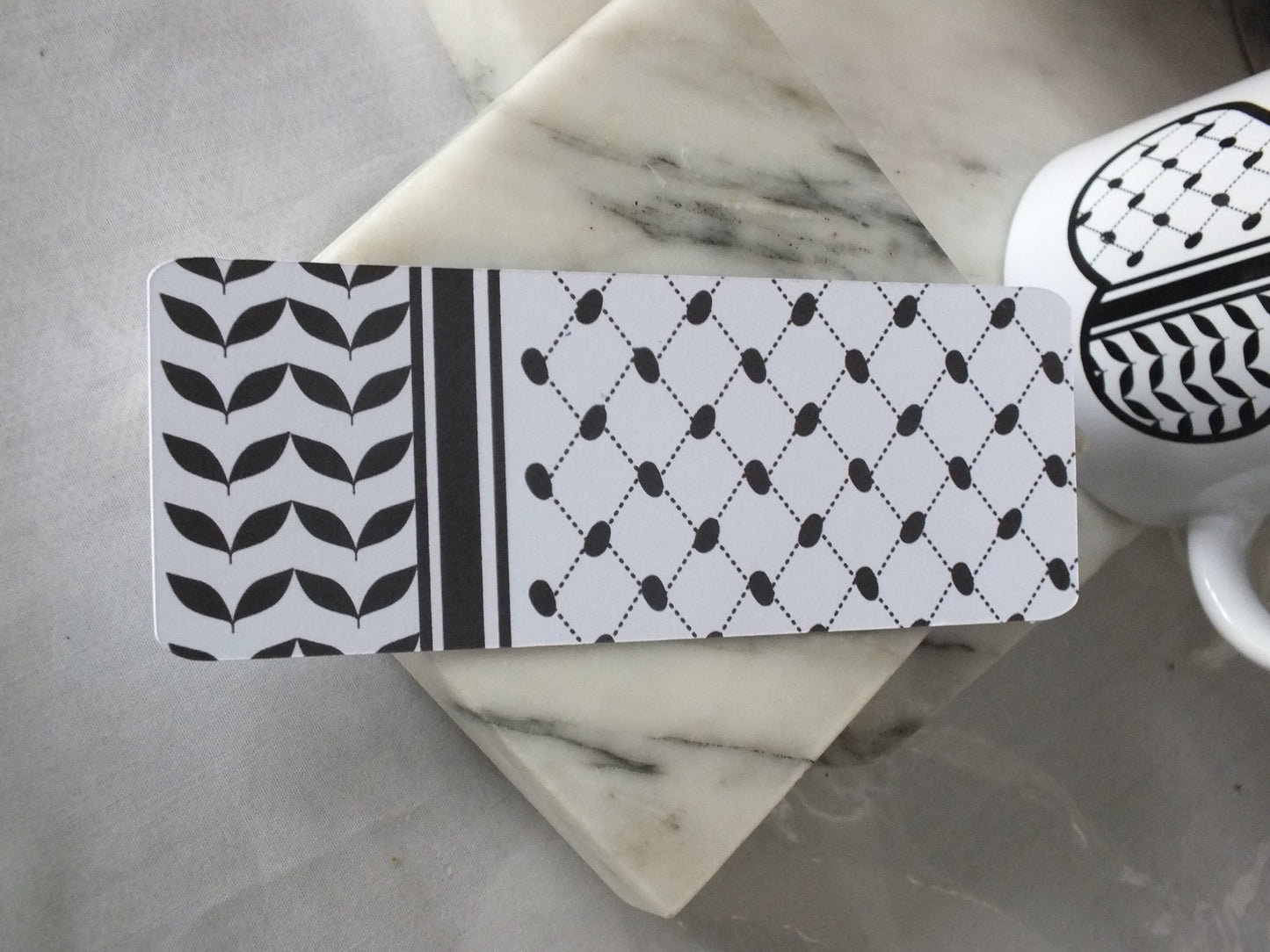 Palestinian Embroidery Pattern Bookmark - Handmade Unique Pro Palestine Bookmark -  Resistance Bookmark - Reading Gift for Student Activist