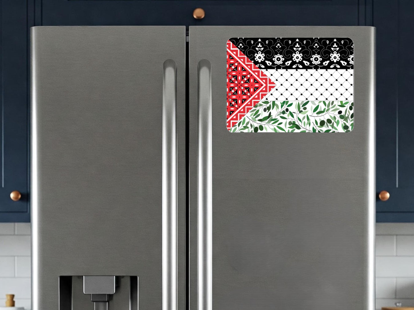 Glossy Palestine Flag Sticker – Free Palestine Vinyl Decal, Pro-Palestine Vinyl Sticker, Waterproof Laptop Sticker, Political Activism Gift