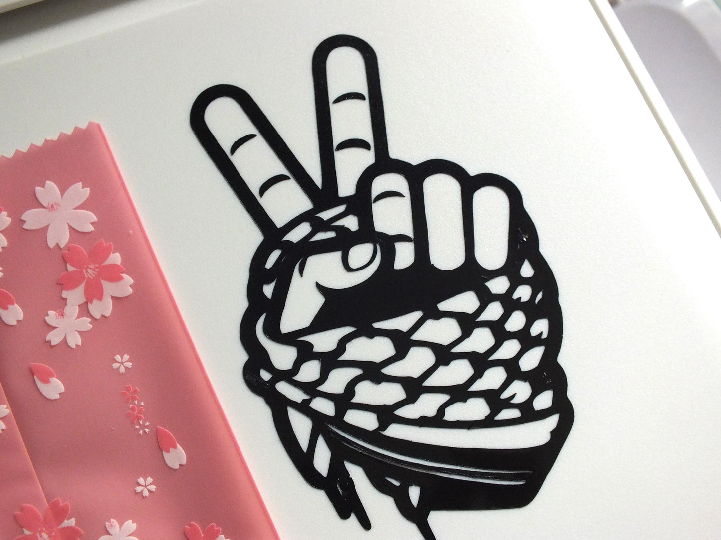 Palestine Keffiyeh Car Vinyl Decal - Resistance Art for Laptop, Water Bottle, Car Windscreen – Symbol of Solidarity with Proceeds to Gaza