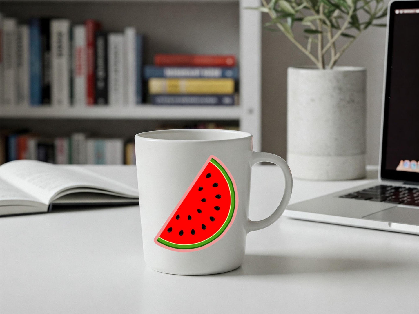 Watermelon Palestine Sticker - Glossy Palestine Flag Symbol for Car Bumper, Laptop, Hydro Flask – Political Art Decal - Profits to Gaza