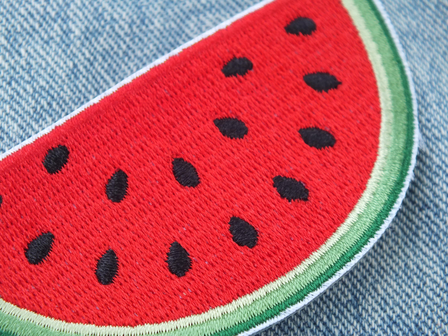 Watermelon Statement Patch for Gaza – Embroidery for Palestine – Cultural Iron-On or Velcro Badge - Protest Accessory for Jacket or Backpack