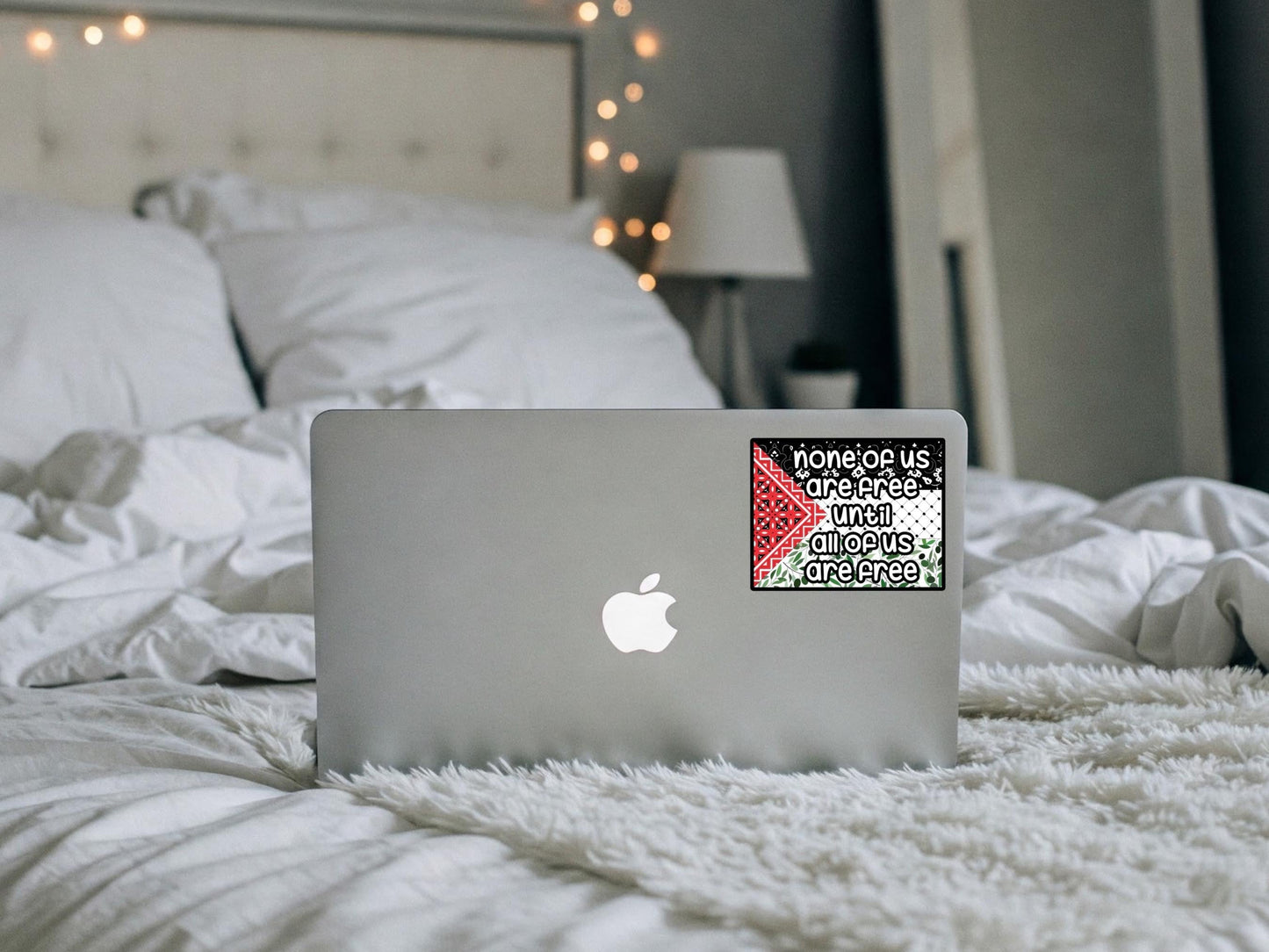 Glossy Flag of Palestine Sticker Decal - Free Palestine Art for Car Windscreen, Laptop, Water Bottle – Durable Waterproof Vinyl Decal
