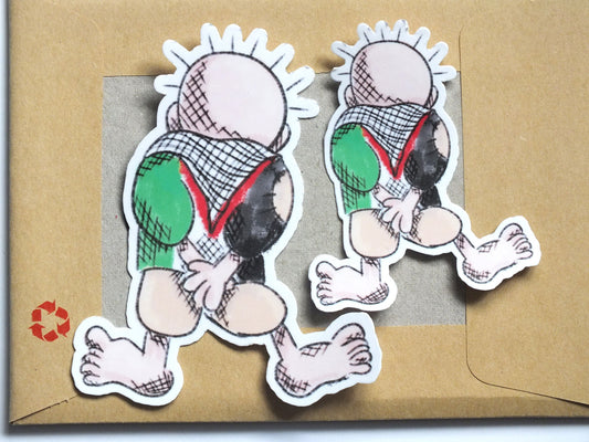 Support BDS Stickers for Palestine - Decal for Pro Palestinian Activist - Waterproof Sticker for Car Window, Windscreen, Laptop