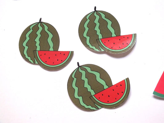 Free Palestine Sticker with Watermelon Art - Palestine Flag Symbol for Bumper, iPad, Laptop, Hydro Flask – Political Art Decal for Gaza