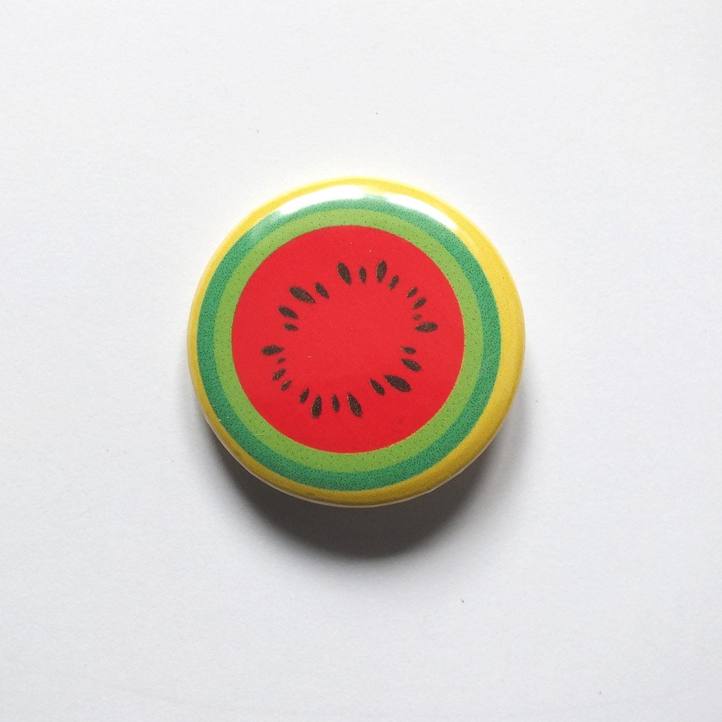 Palestine Watermelon Badge – Free Palestine Symbol on Metal Pin – Jacket or Gift Accessory - Symbol of Palestine in Solidarity with Gaza