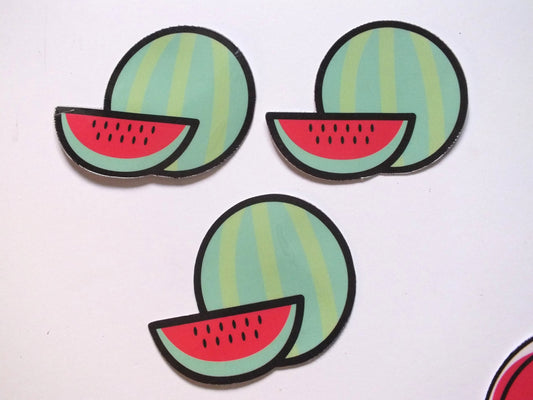 Solidarity Stickers for Palestine - Watermelon Vinyl Decal for Laptop, Car Bumper, Skateboard – Pro Palestine Symbol with Profits to Gaza