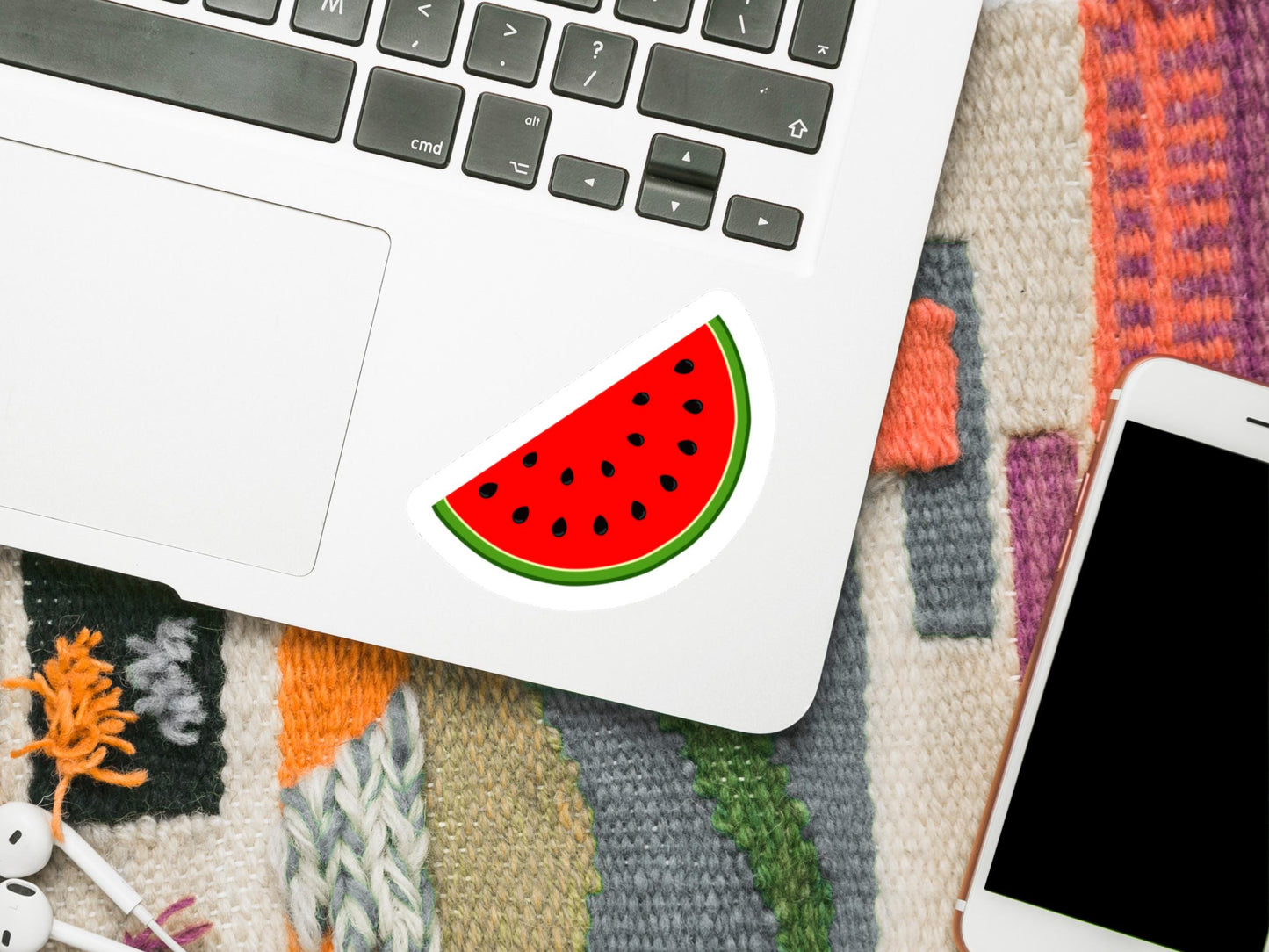 Watermelon Palestine Sticker – Symbol of Resistance for Laptop, Car Bumper, Water Bottle, Phone Case – Free Palestine Vinyl Decal