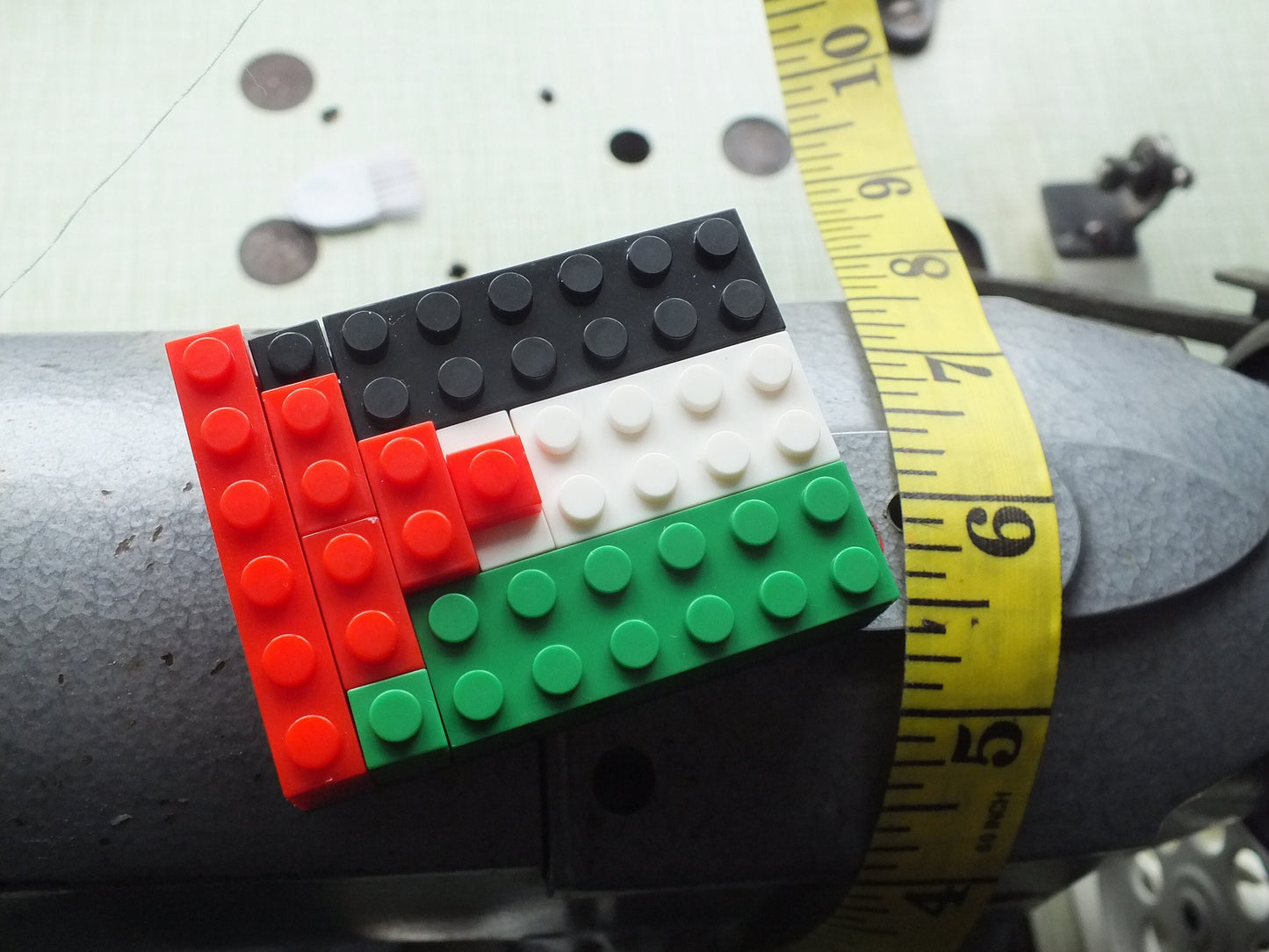 Locker Magnet for Gaza – Pro Palestine Cultural Symbol for Kitchen, Locker, or Gift Giving - Flag of Palestine Fridge Magnet for Activist