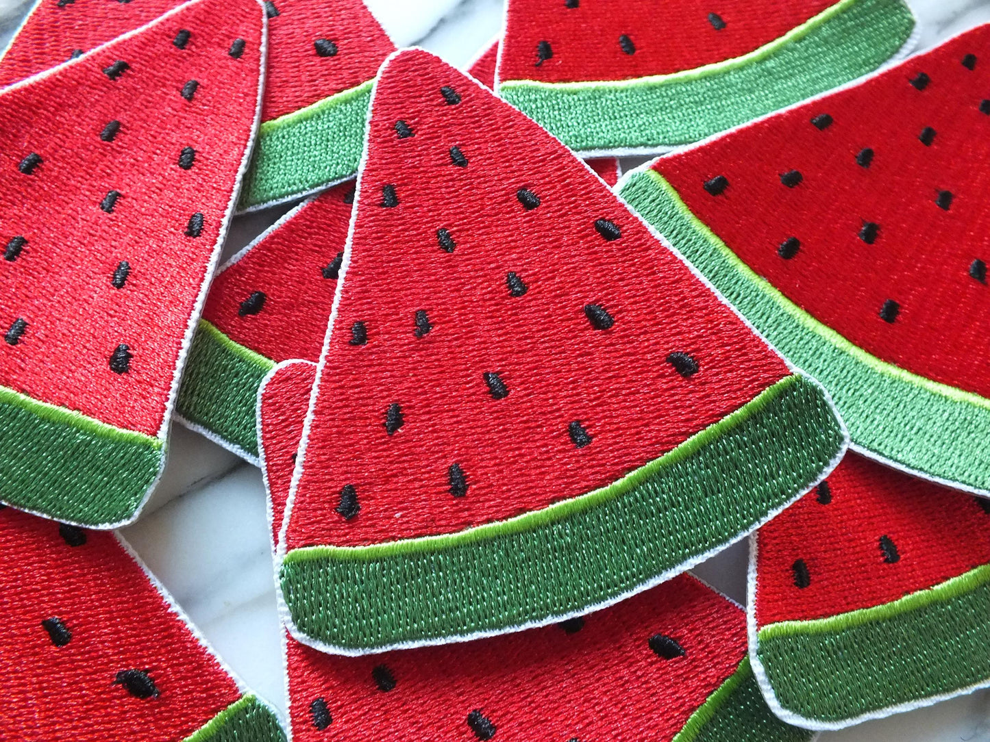 Watermelon Patch for Palestine - Symbol of Palestine Iron On Embroidered Patch - Solidarity Gift for Denim Jacket and Activist