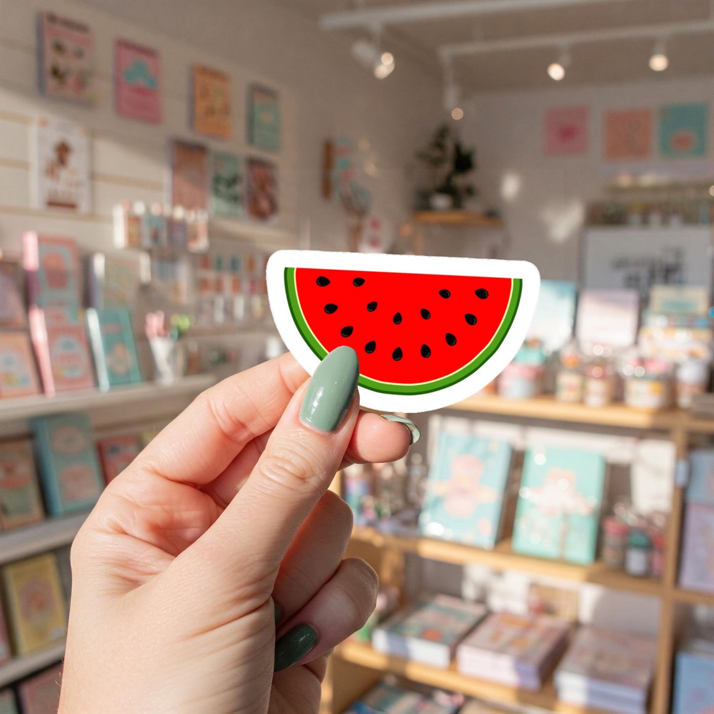 Watermelon Palestine Sticker – Symbol of Resistance for Laptop, Car Bumper, Water Bottle, Phone Case – Free Palestine Vinyl Decal