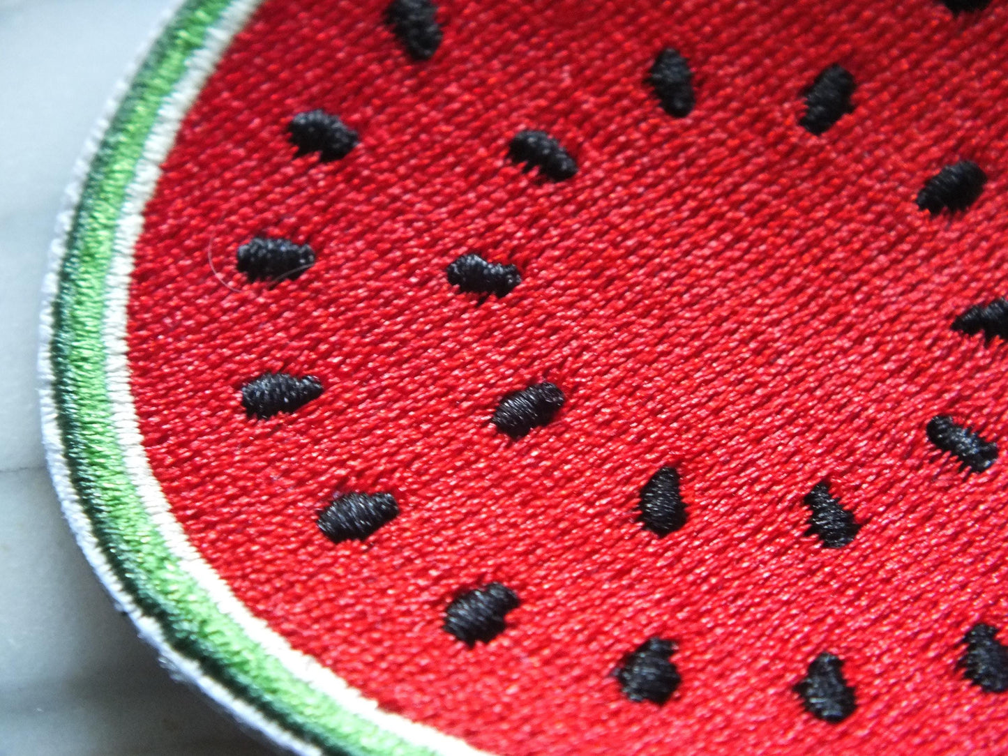Watermelon Patch - Symbol of Palestine Iron On Patch for Denim Jacket - Embroidered Gift for Pro Palestinian Activist