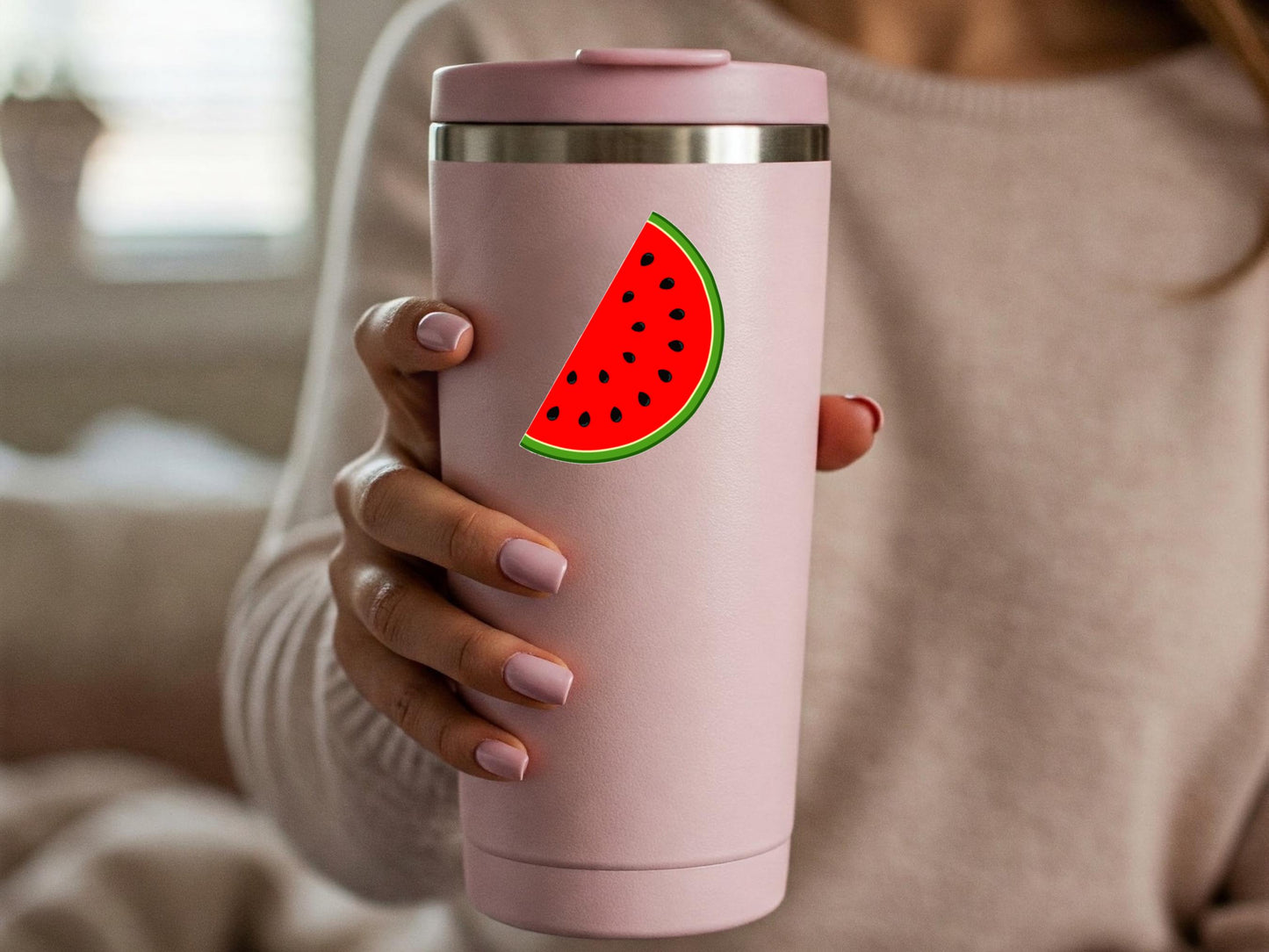 Watermelon Resistance Sticker for Gaza - Symbol of Resistance for Laptop, Car Bumper, Water Bottle, Phone Case – Free Palestine Vinyl Decal