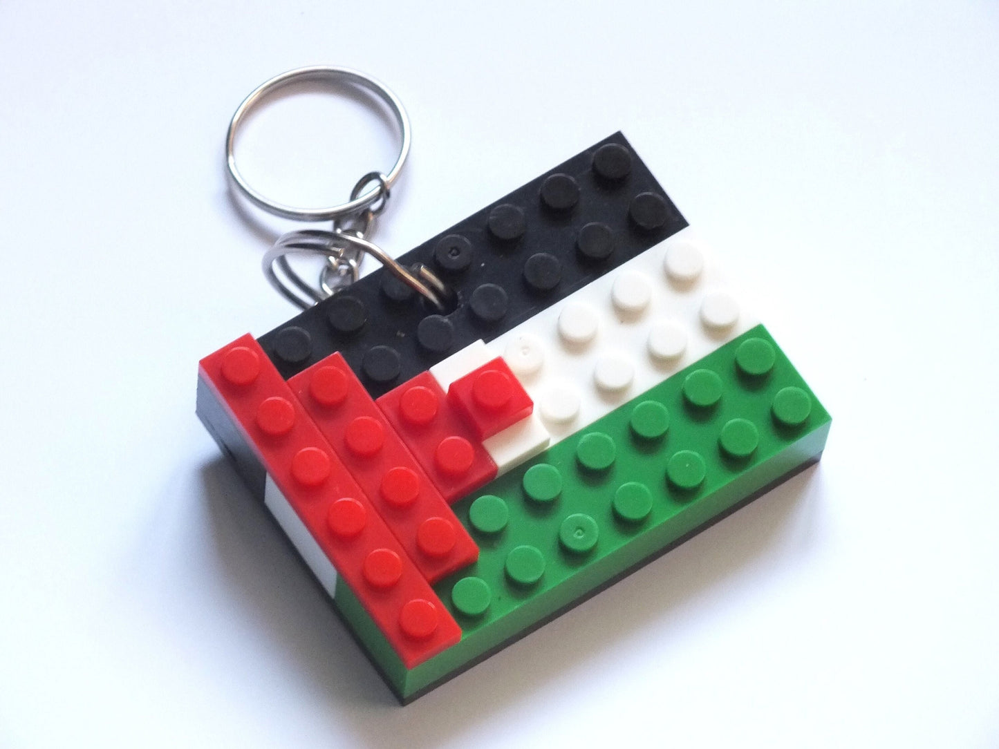 Palestinian Flag Backpack Charm Keyring - Resistance Keychain – Cultural Activist Gift - 3D Palestine Flag for Activist