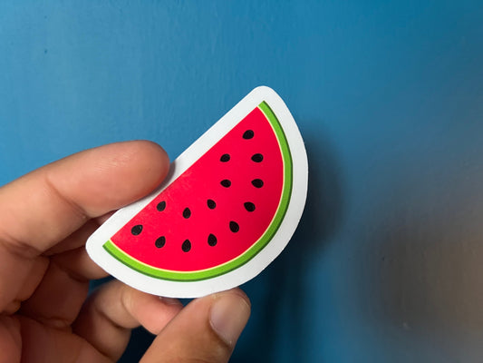 Palestine Watermelon Vinyl Decal for Gaza - Minimalist Decal for iPhone, Car Window, Car Bumper, Water Bottle – Symbol of Palestine Sticker