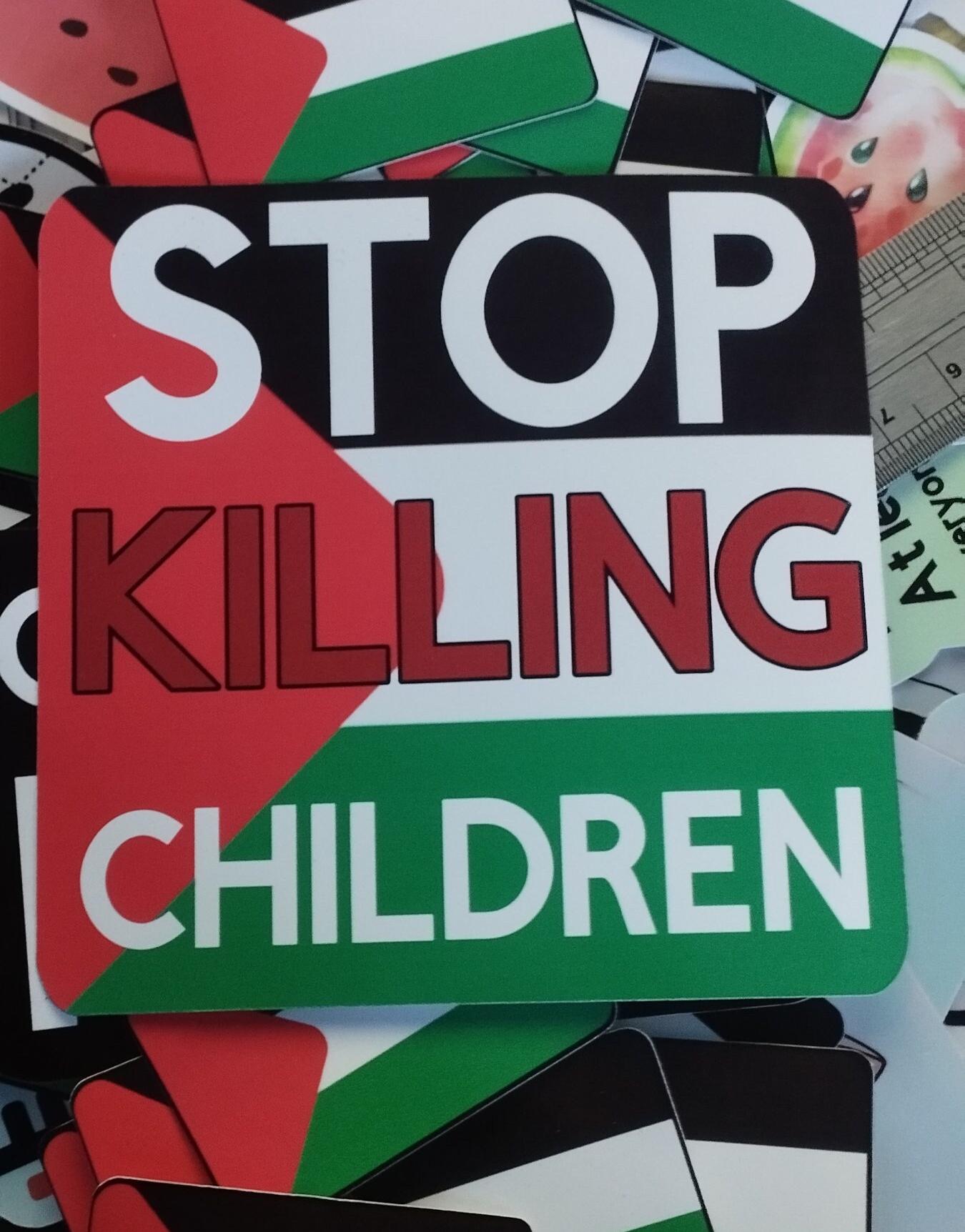 Palestine Resistance Sticker – Vinyl Decal for Laptop, iPhone, Kindle, iPad – Symbolic and Political Art in Solidarity with Gaza